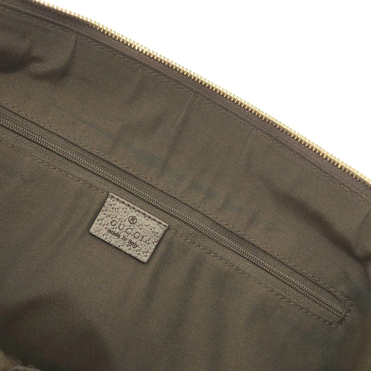 GUCCI 141470 KY9JG Handbag Canvas 黑色 帆布 中古品A - 縮圖 9