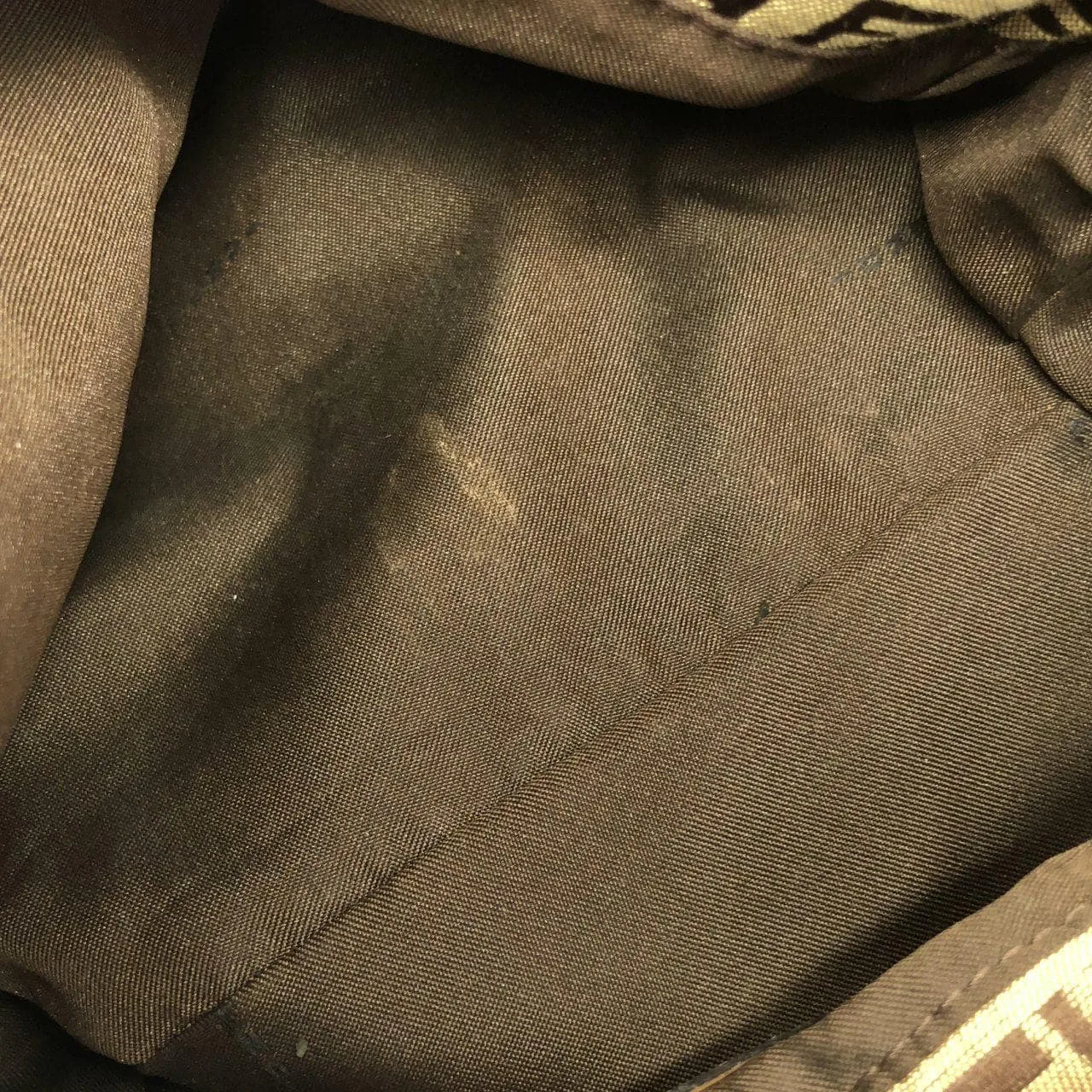 FENDI Baguette 8BR001 NY1 Shoulder Canvas 黑色 帆布 中古品A - 縮圖 10