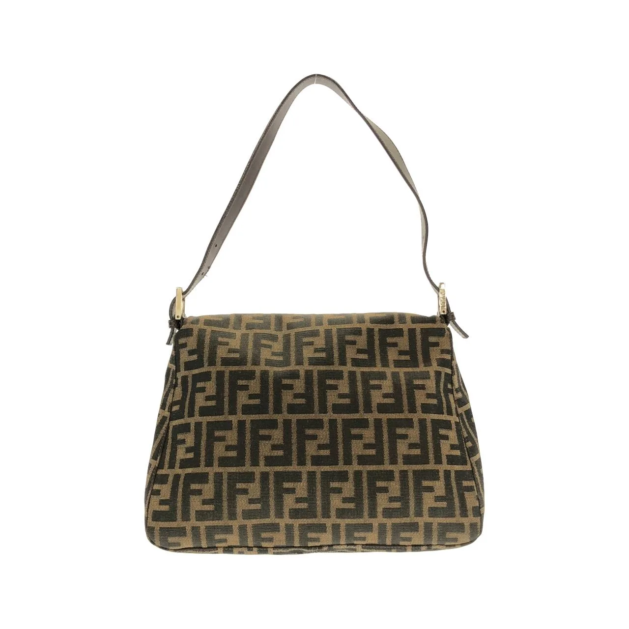 FENDI Baguette 26325 Shoulder Canvas 黑色 帆布 中古品A - 縮圖 2