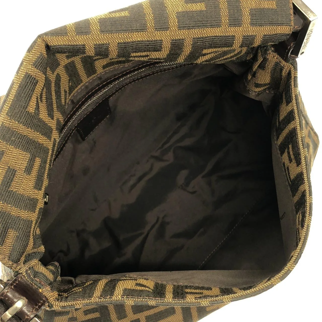 FENDI Baguette 26325 Shoulder Canvas 黑色 帆布 中古品A - 縮圖 9