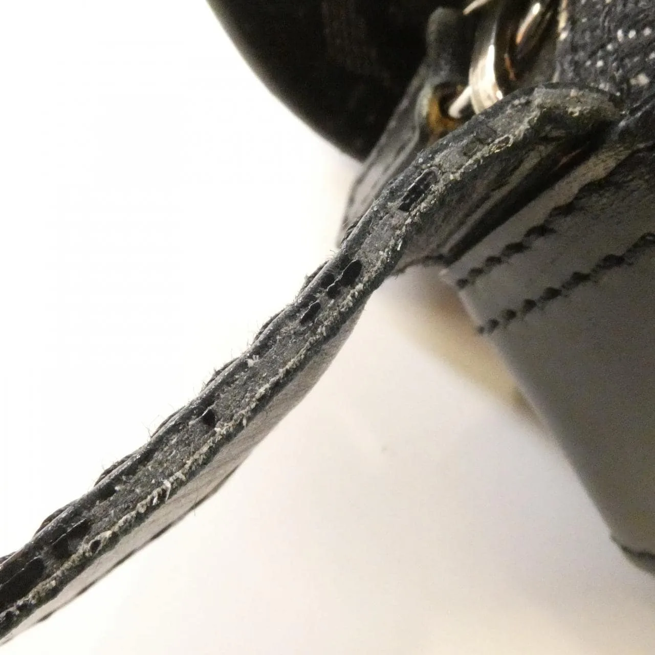 DIOR Shoulder Canvas 黑色 帆布 中古品B - 縮圖 8