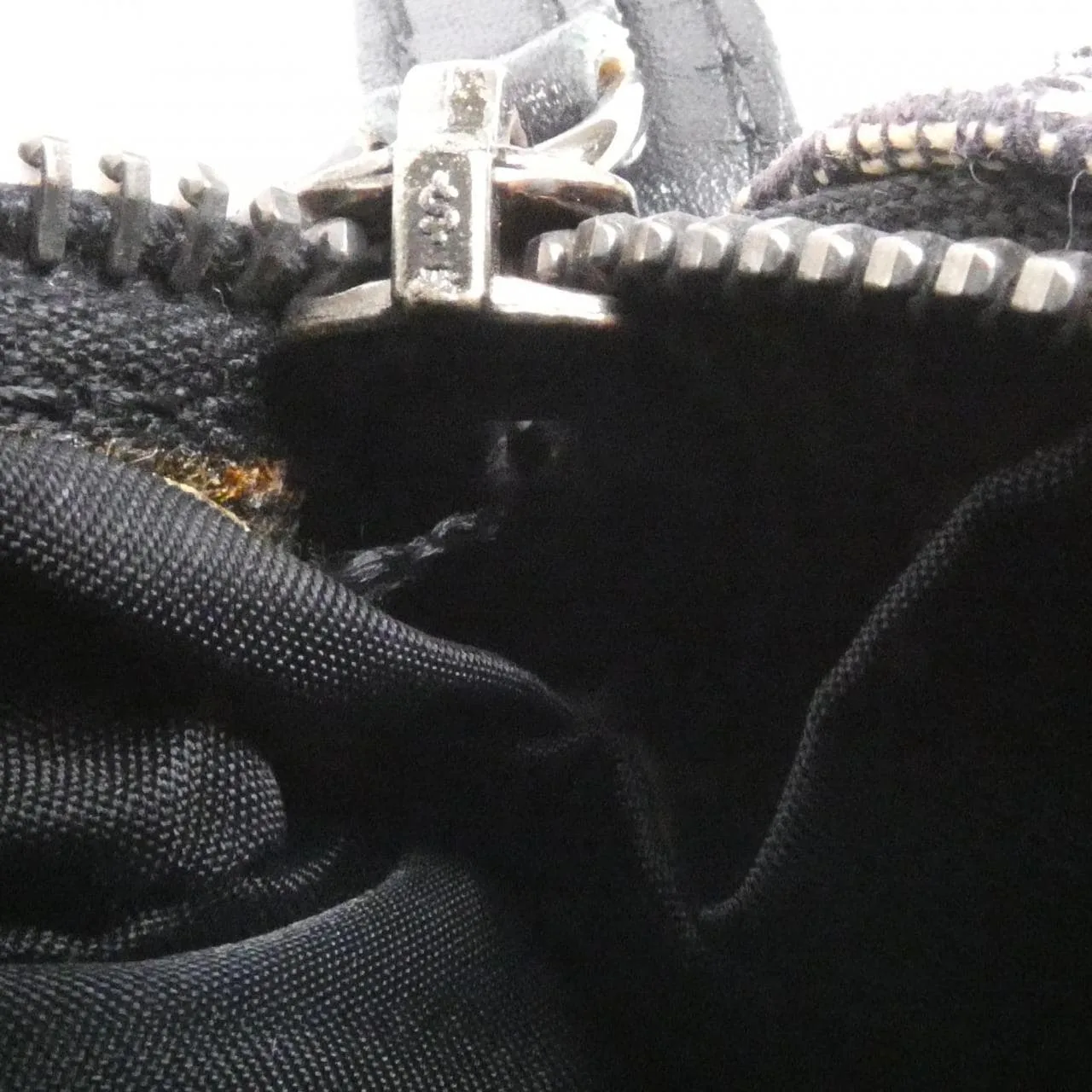 DIOR Shoulder Canvas 黑色 帆布 中古品B - 縮圖 10