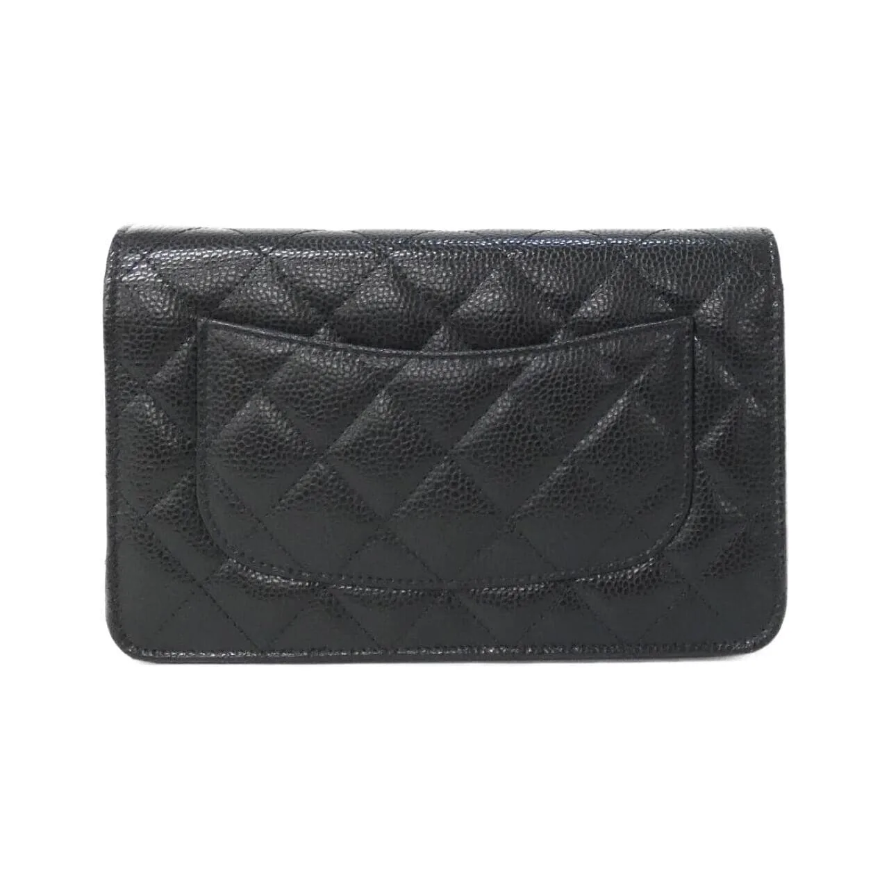 CHANEL AP4241 Wallet Grained Calfskin Black Grained Calfskin Rank A - Thumbnail 2