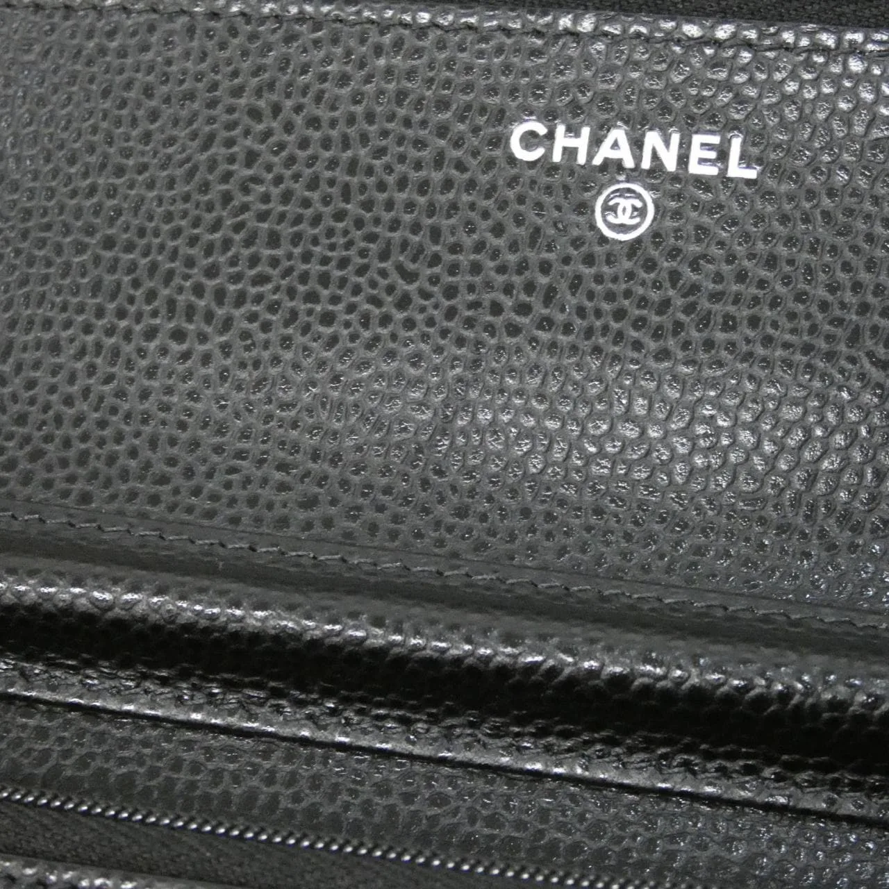 CHANEL AP4241 Wallet Grained Calfskin Black Grained Calfskin Rank A - Thumbnail 7