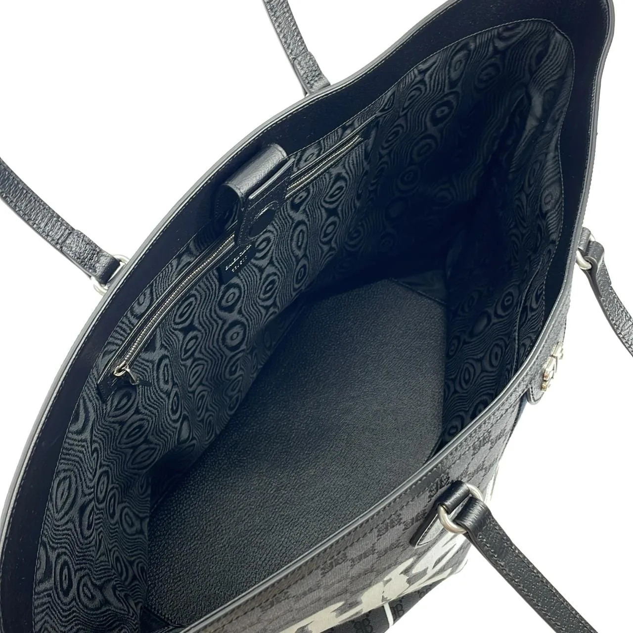 BALENCIAGA 680127 2104T 手提包 帆布 黑色 帆布 中古品A - 縮圖 9