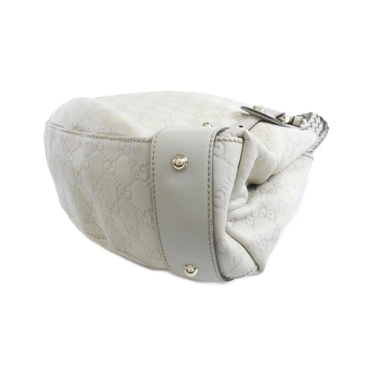 GUCCI 137621 Handbag Leather 黑色 皮革 中古品B - 縮圖 2