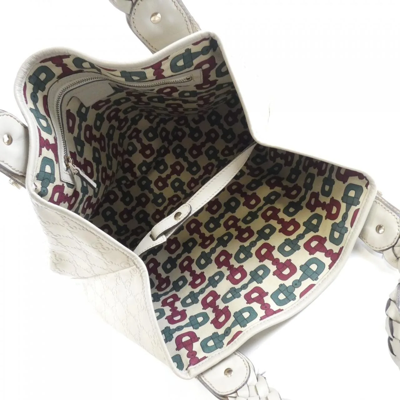 GUCCI 137621 Handbag Leather 黑色 皮革 中古品B - 縮圖 7