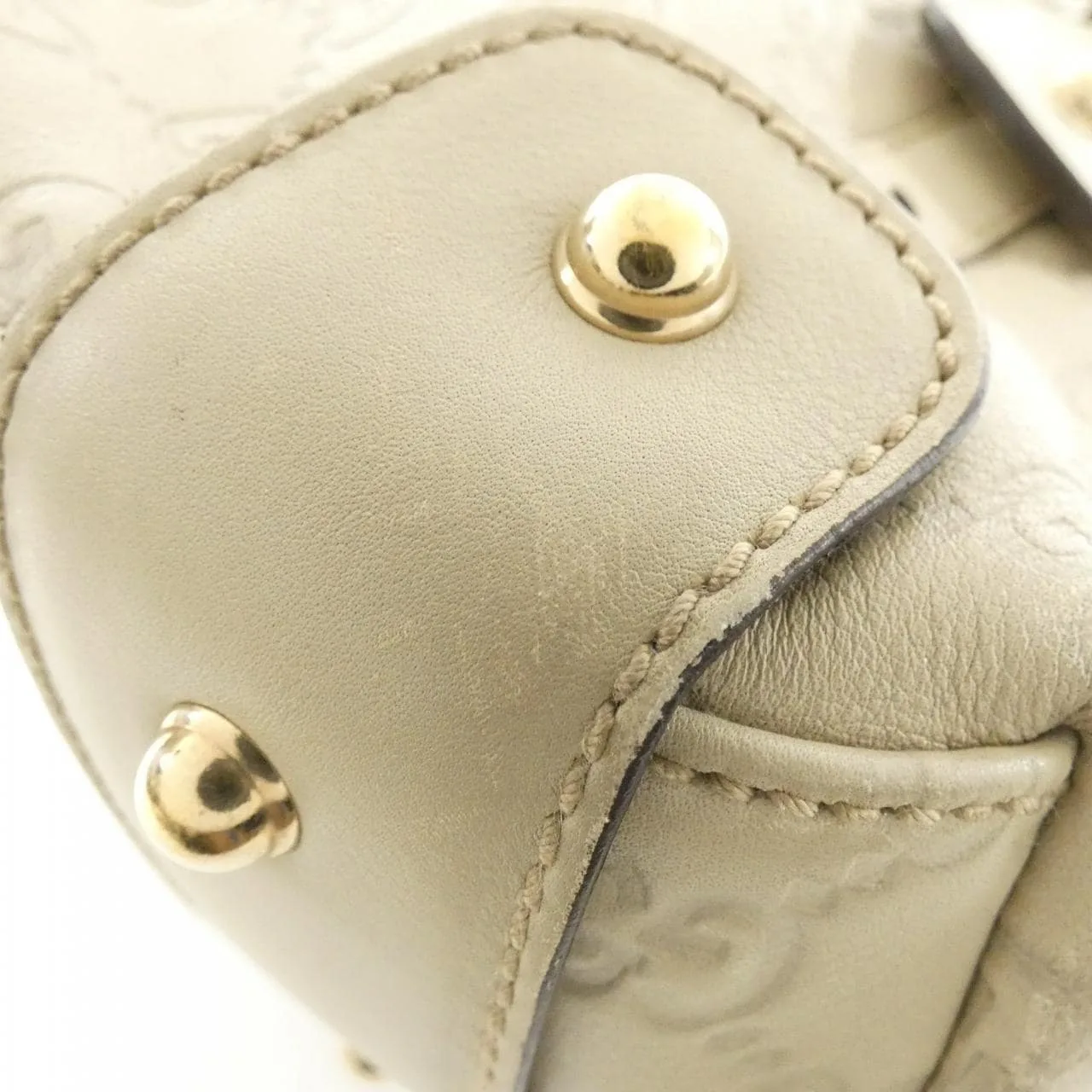 GUCCI 162900 Handbag Leather 黑色 皮革 中古品B - 縮圖 2