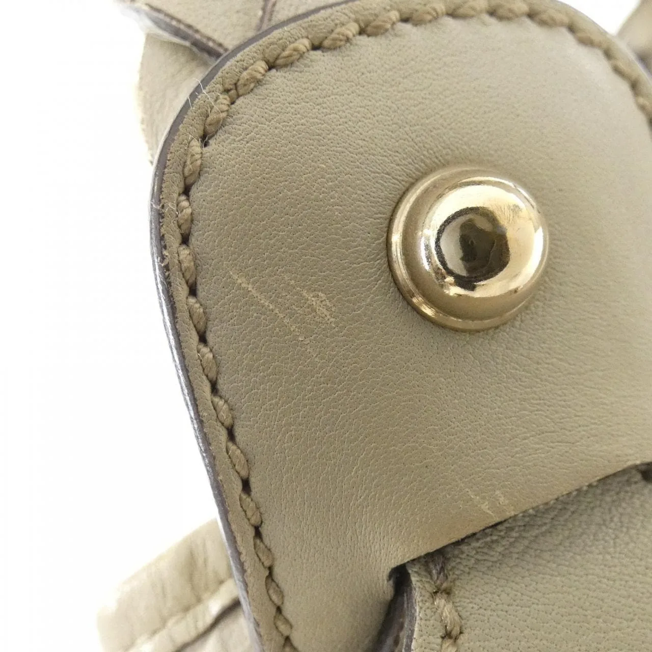 GUCCI 162900 Handbag Leather 黑色 皮革 中古品B - 縮圖 4