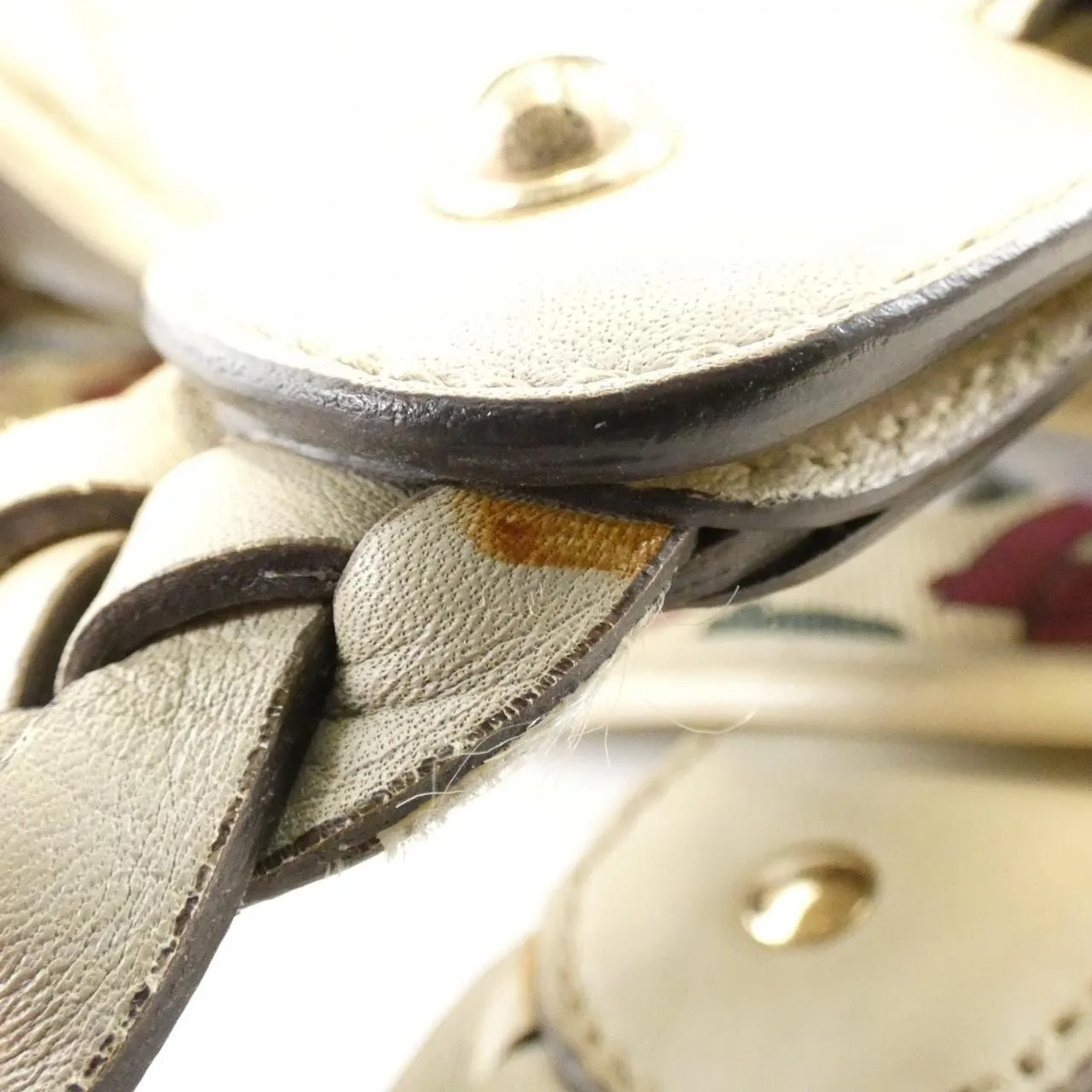 GUCCI 162900 Handbag Leather 黑色 皮革 中古品B - 縮圖 6