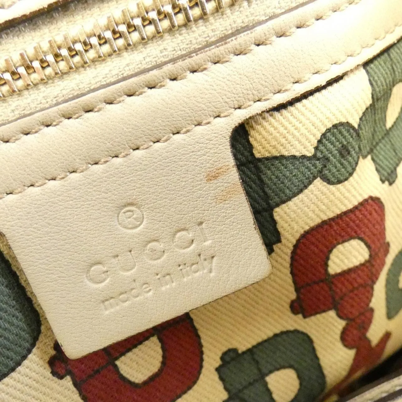 GUCCI 162900 Handbag Leather 黑色 皮革 中古品B - 縮圖 9