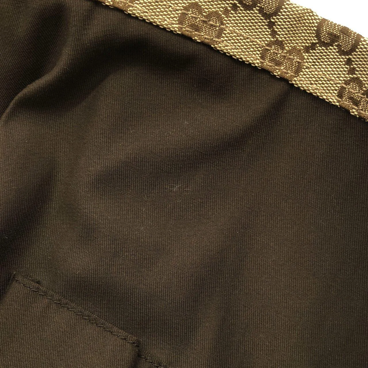 GUCCI 189669 F4FOR Handbag Canvas 米色 帆布 中古品A - 縮圖 8