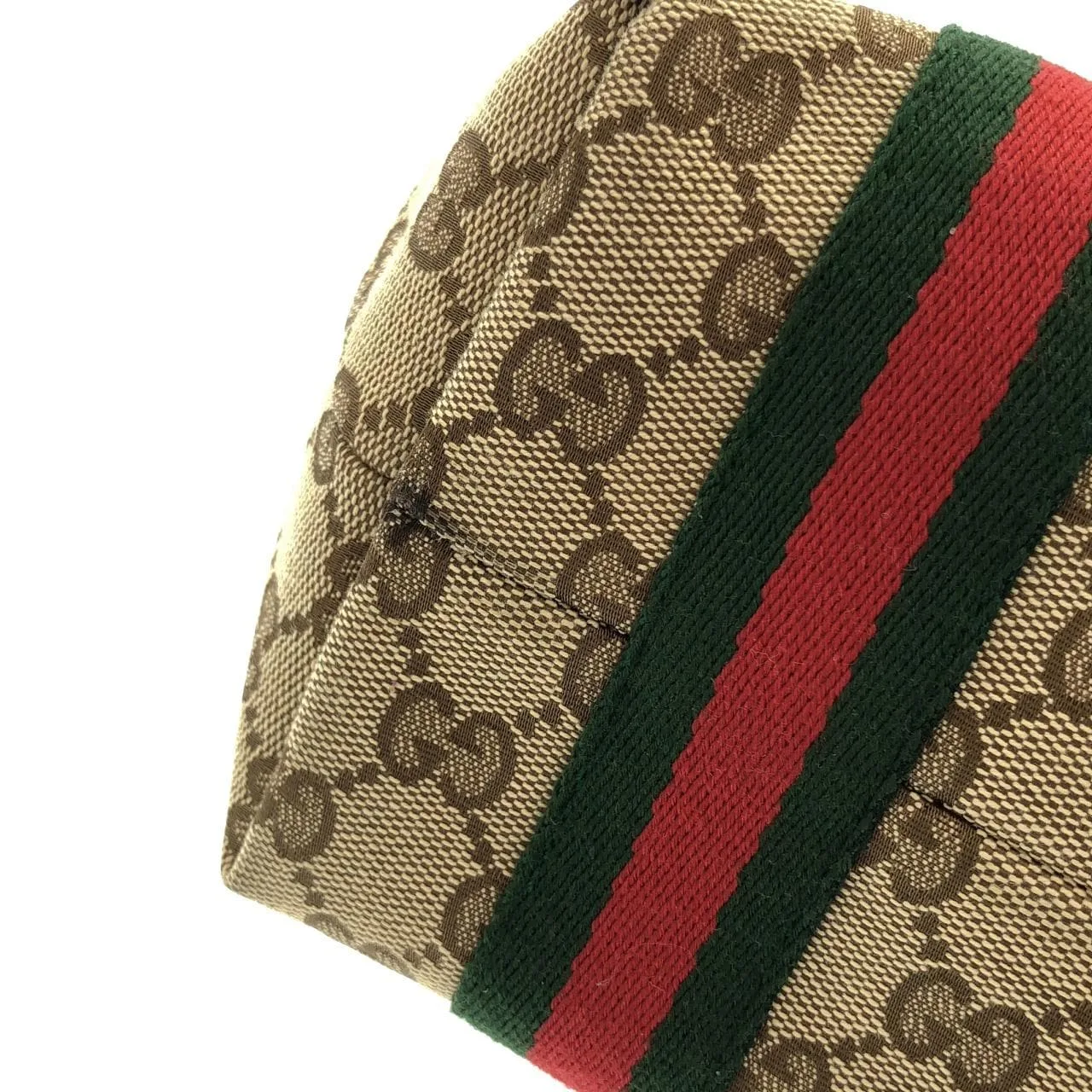 GUCCI 139261 F40MG Handbag Canvas 黑色 帆布 中古品A - 縮圖 4