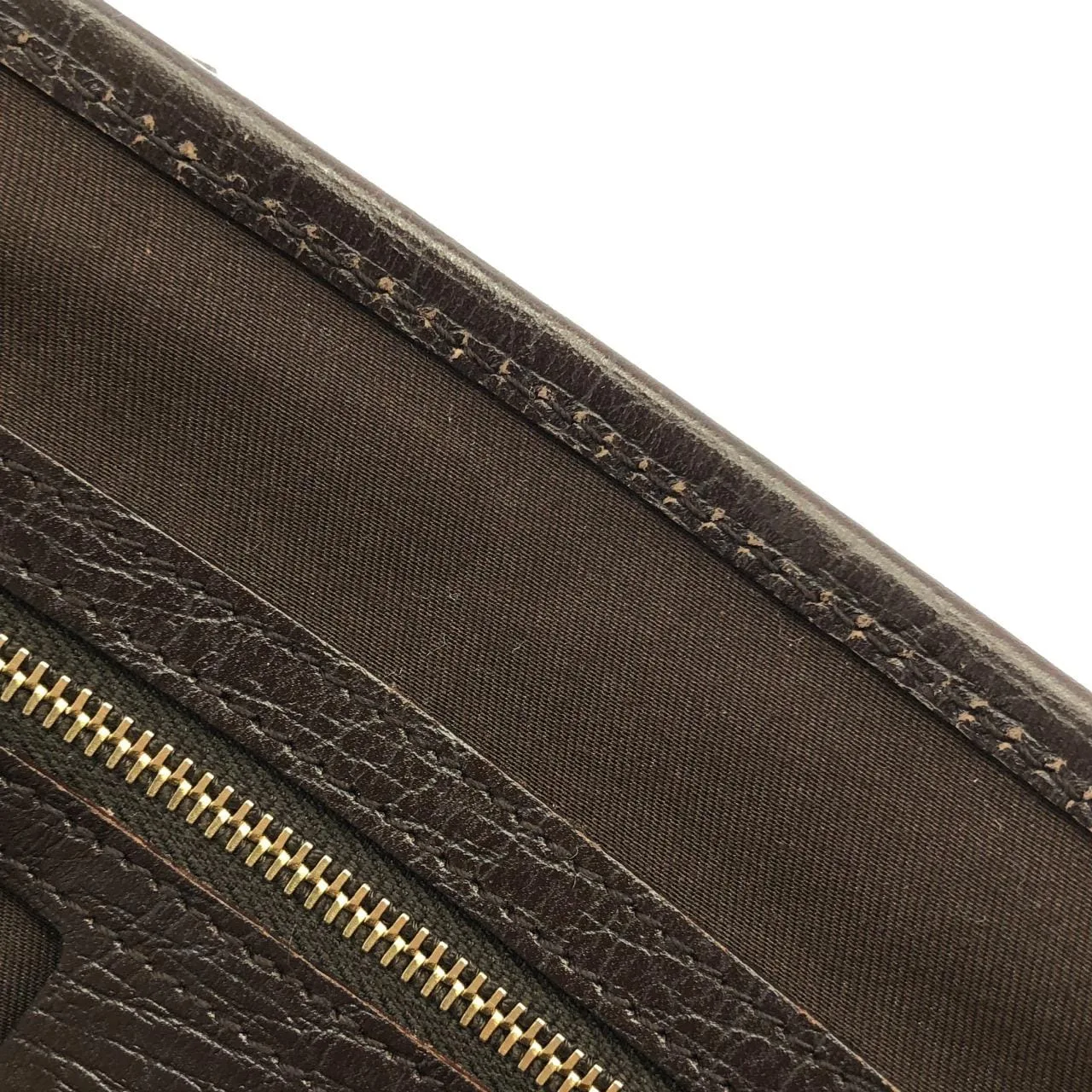 GUCCI 139261 F40MG Handbag Canvas 黑色 帆布 中古品A - 縮圖 10