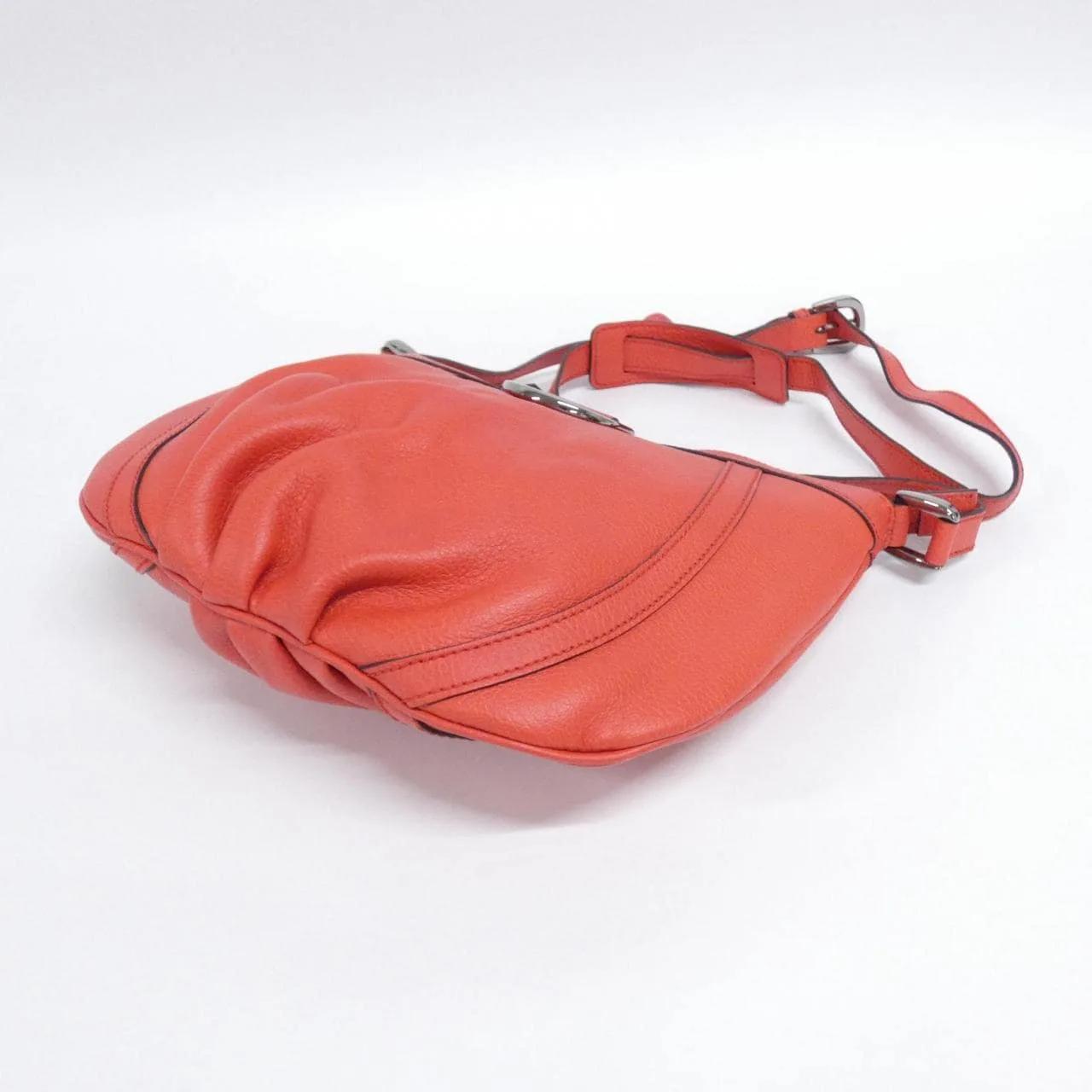 GUCCI 265691 肩背包 皮革 紅色 皮革 中古品A - 縮圖 3