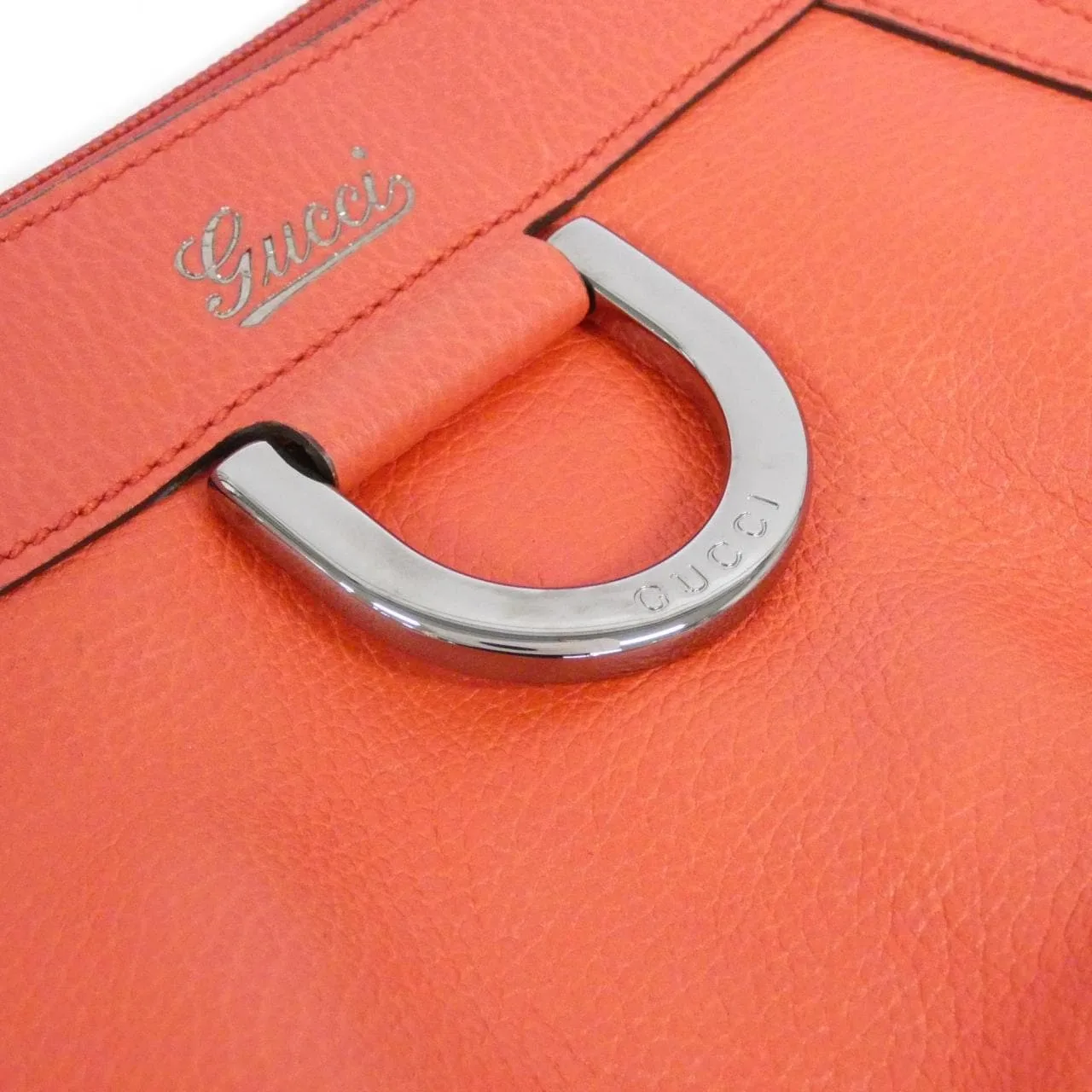 GUCCI 265691 肩背包 皮革 紅色 皮革 中古品A - 縮圖 7