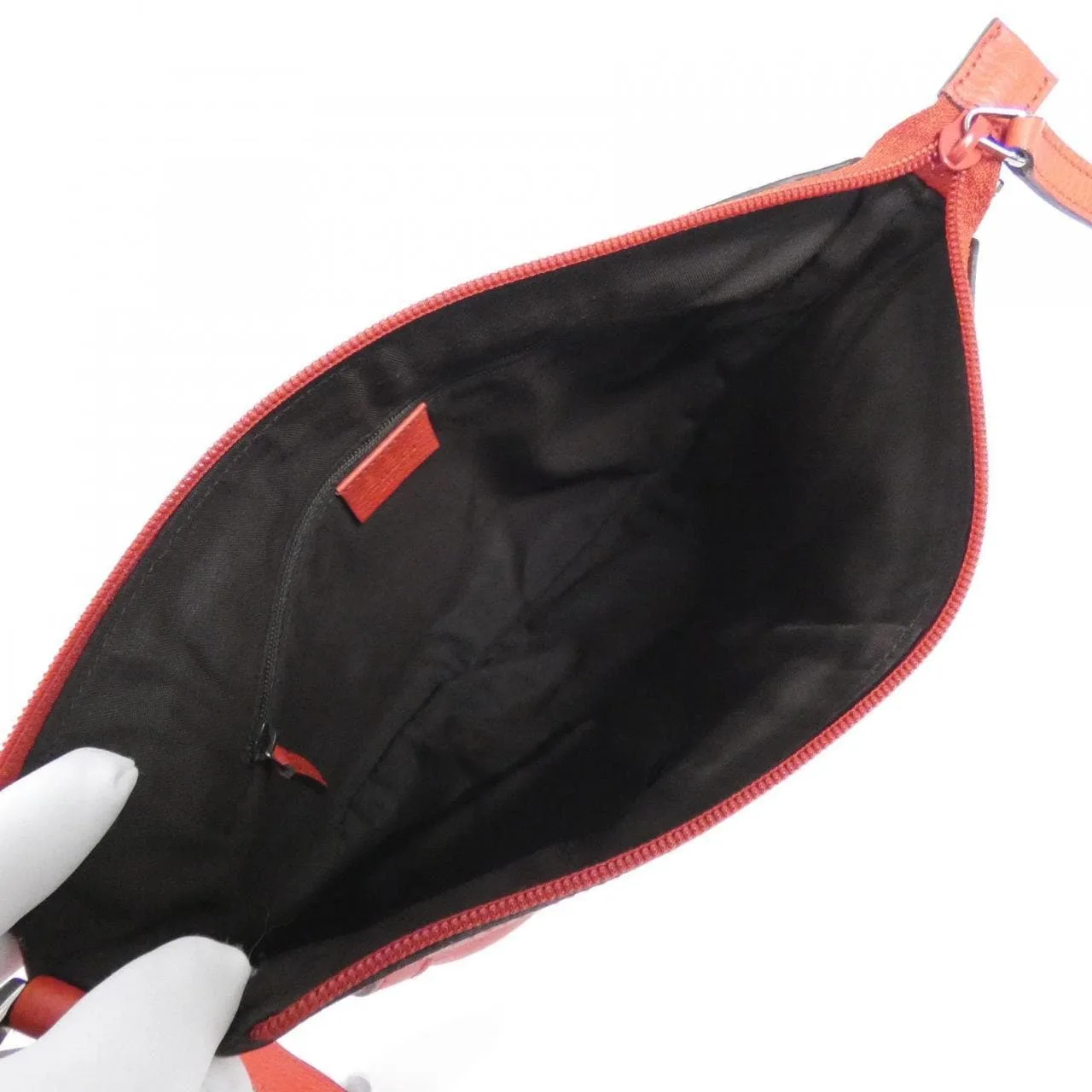 GUCCI 265691 肩背包 皮革 紅色 皮革 中古品A - 縮圖 9