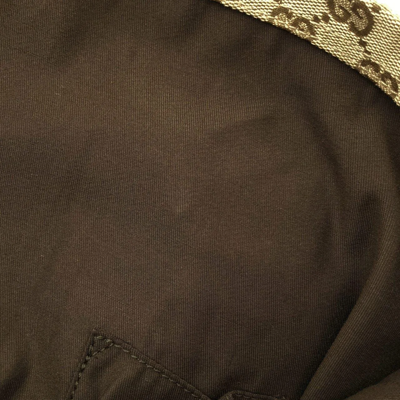 GUCCI 189669 Handbag Canvas 黑色 帆布 中古品A - 縮圖 9