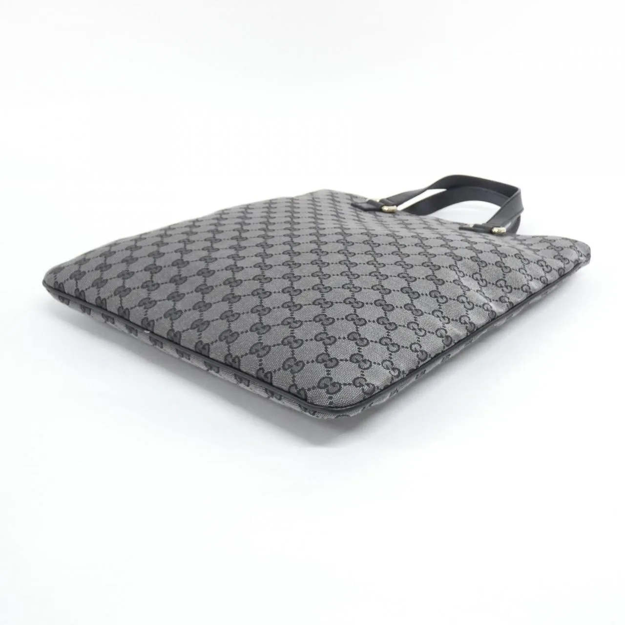 GUCCI 272347 KE73N Handbag Canvas 黑色 帆布 中古品A - 縮圖 2