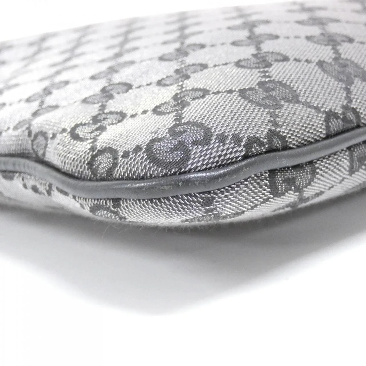 GUCCI 272347 KE73N Handbag Canvas 黑色 帆布 中古品A - 縮圖 3