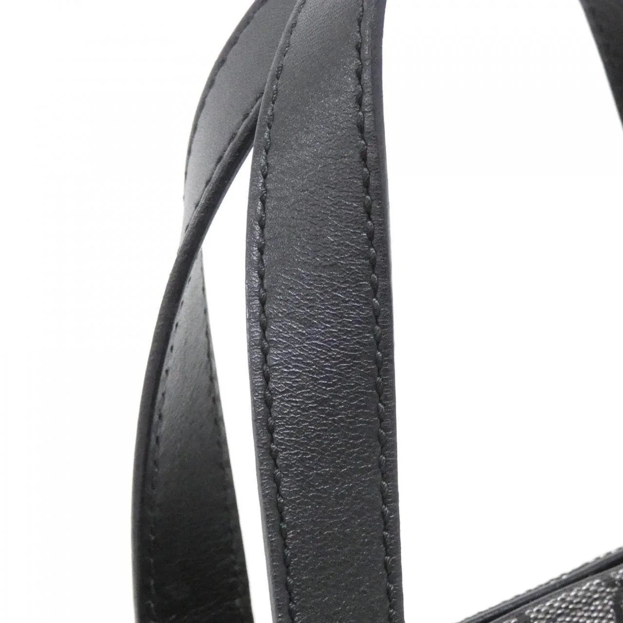 GUCCI 272347 KE73N Handbag Canvas 黑色 帆布 中古品A - 縮圖 4