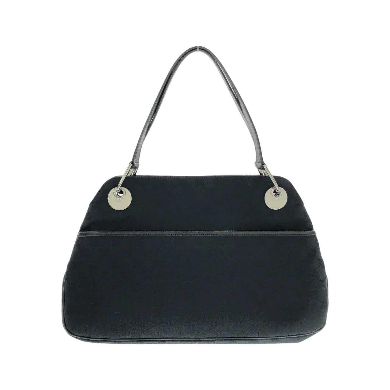 GUCCI 121023 Handbag Canvas Black