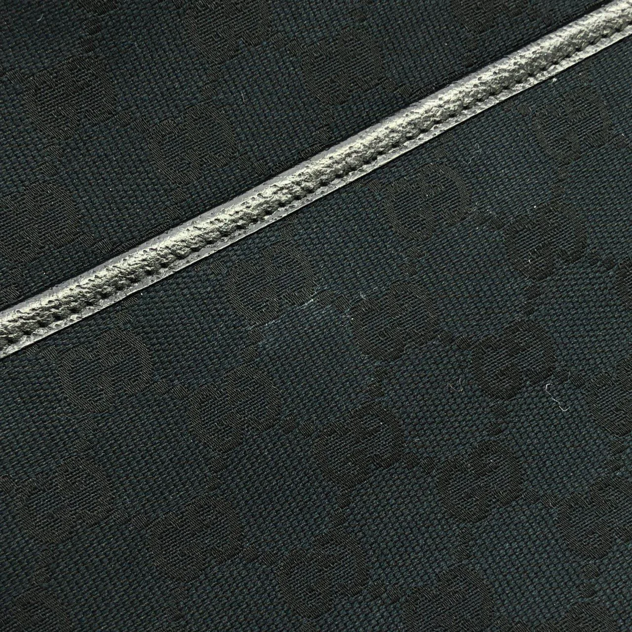 GUCCI 121023 Handbag Canvas 黑色 帆布 中古品A - 縮圖 4