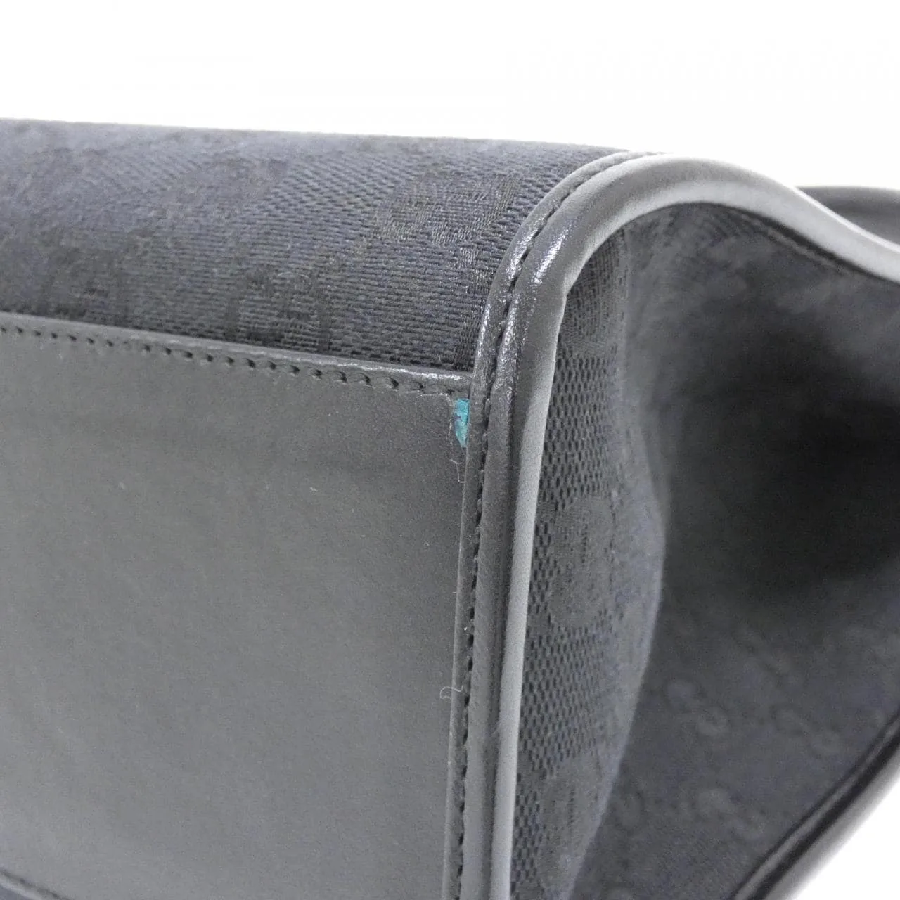 GUCCI 002 1064 手提包 帆布 黑色 帆布 中古品A - 縮圖 4