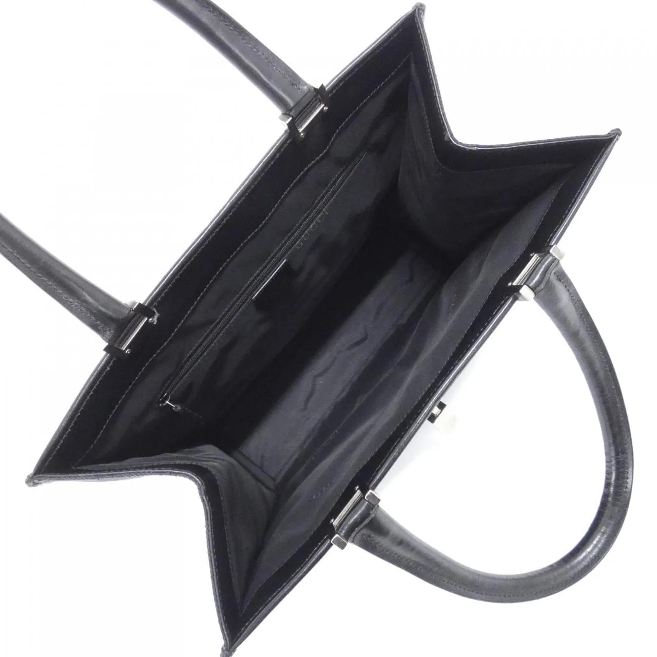 GUCCI 002 1064 手提包 帆布 黑色 帆布 中古品A - 縮圖 8