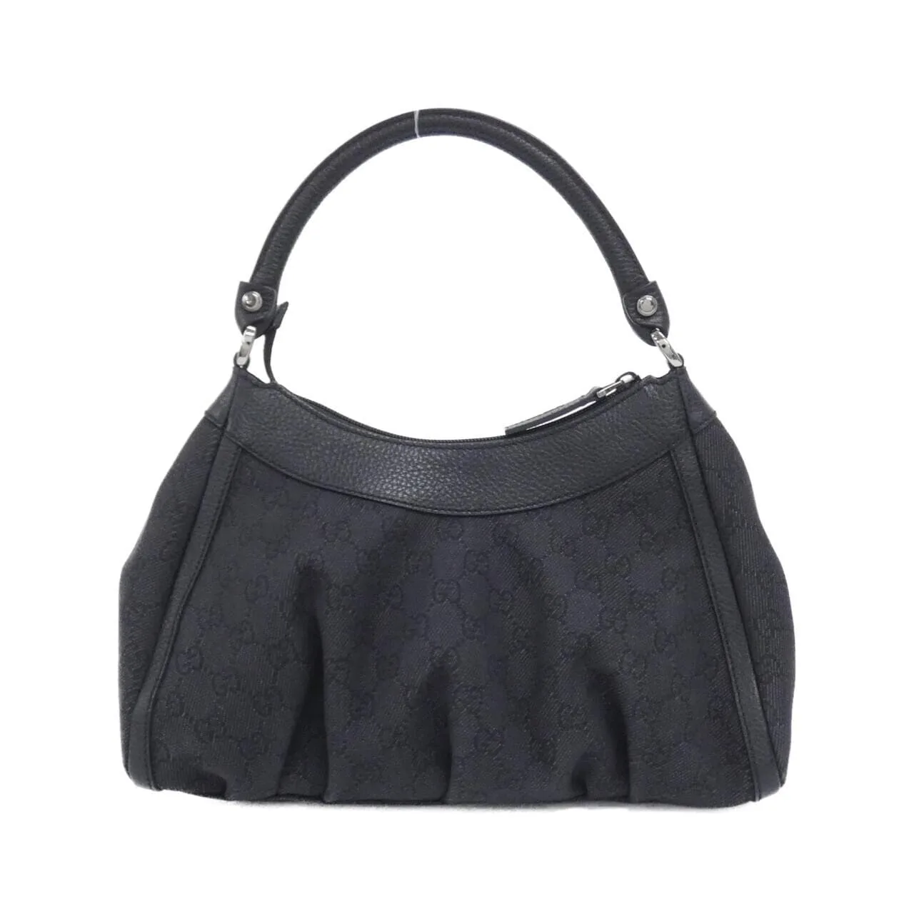 GUCCI 265692 Shoulder Denim 黑色 牛仔布 中古品A - 縮圖 2