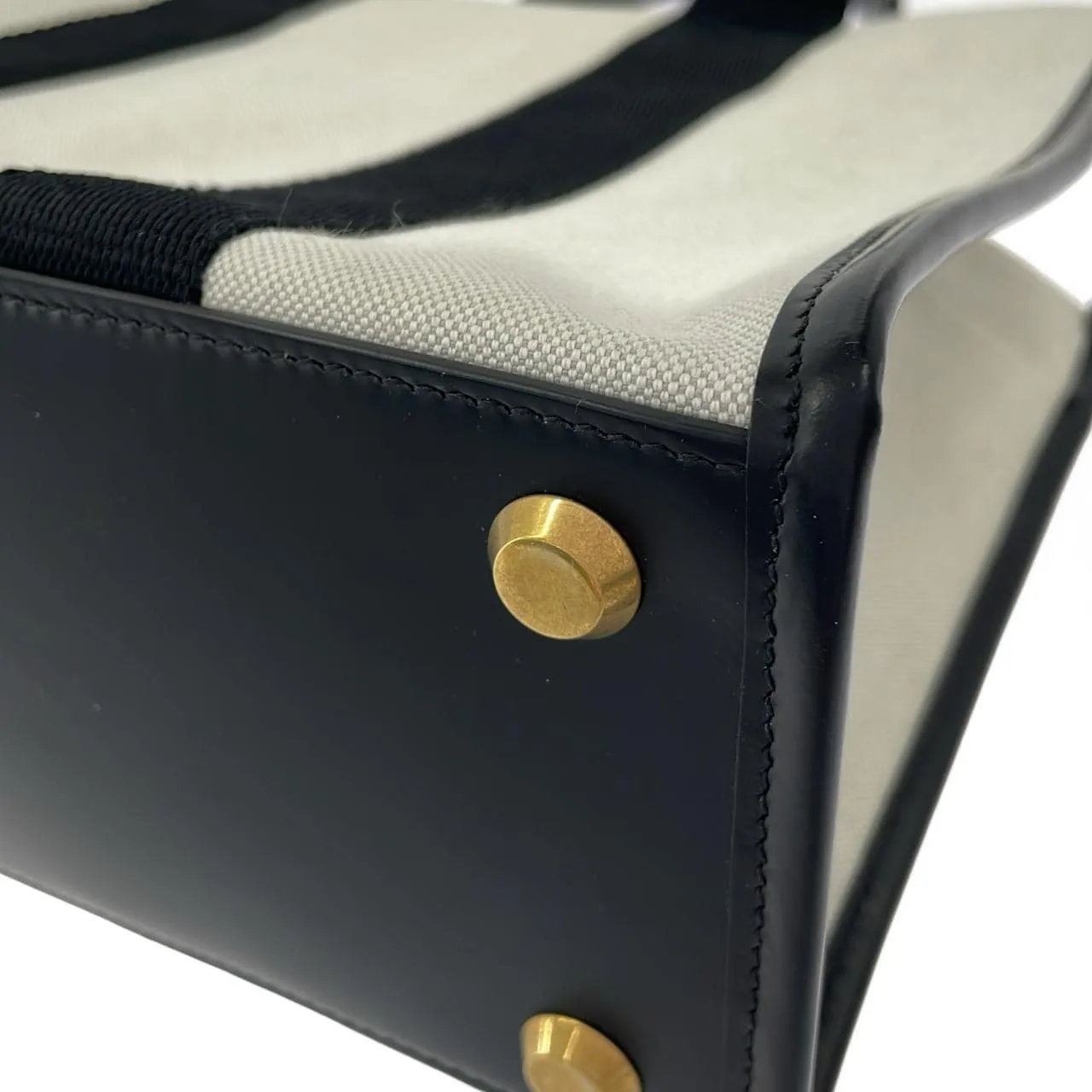 BALENCIAGA Le Cagole 671402 2HHAM 托特包 帆布 黑色 帆布 中古品A - 縮圖 3