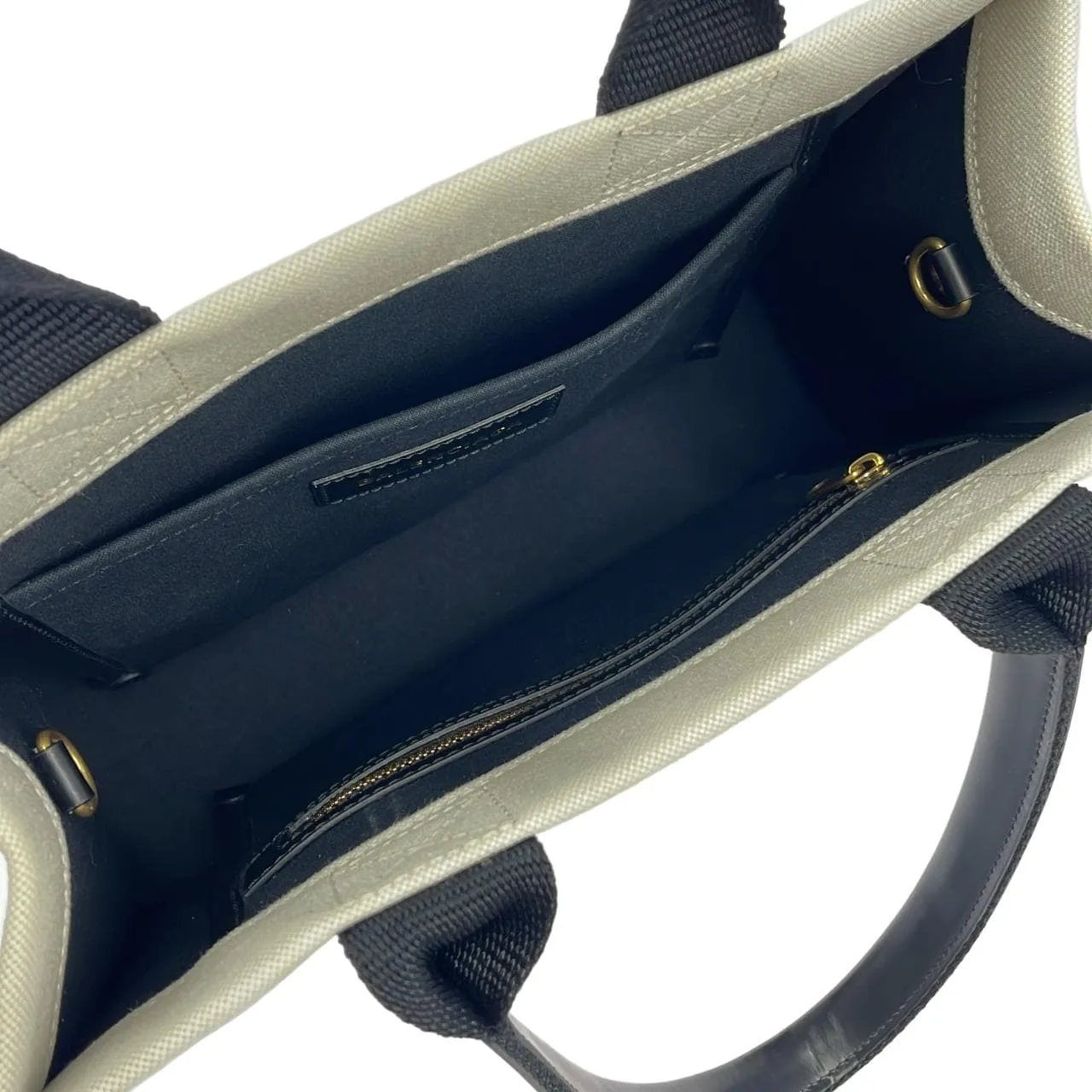 BALENCIAGA Le Cagole 671402 2HHAM 托特包 帆布 黑色 帆布 中古品A - 縮圖 8