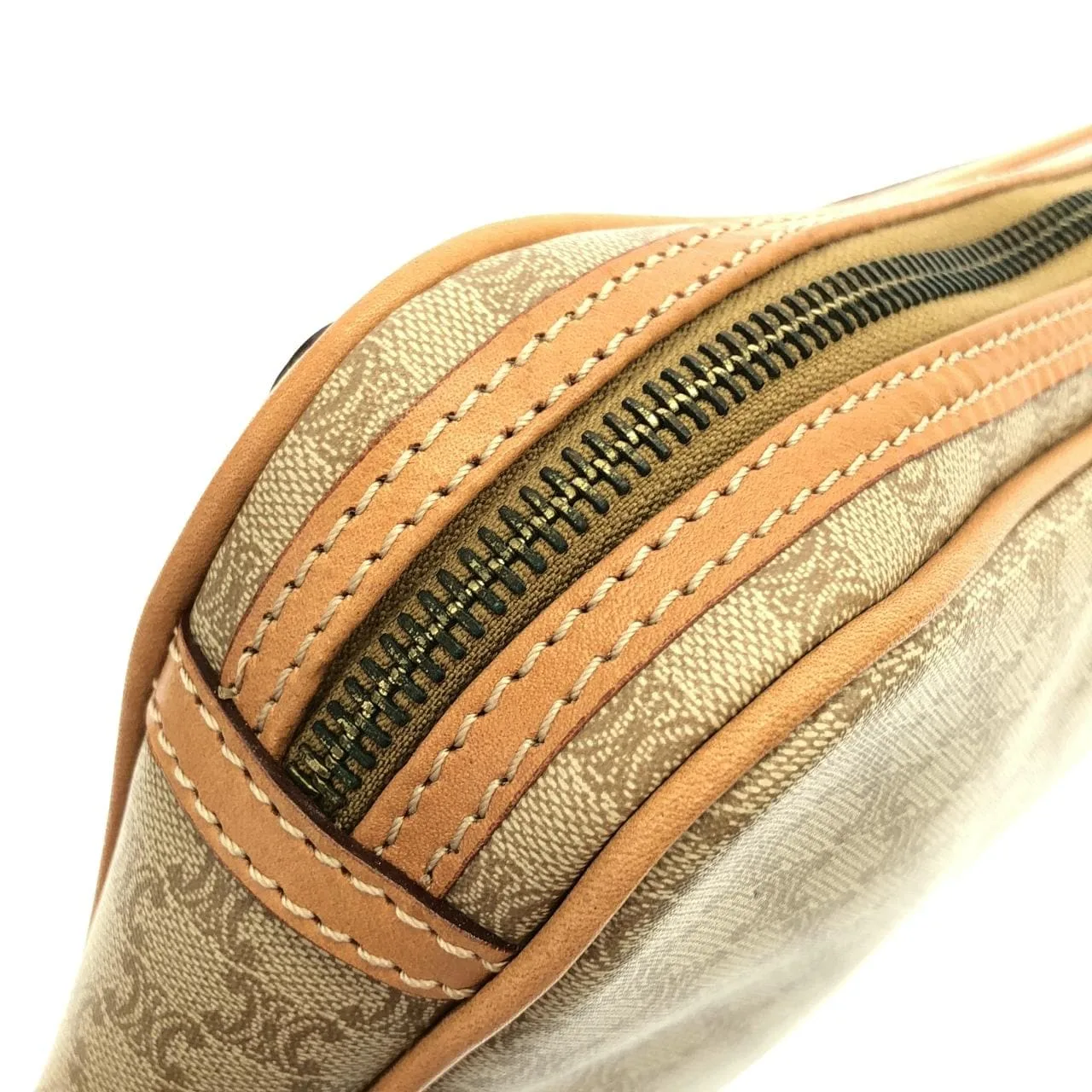 CELINE Handbag Canvas 米色 帆布 中古品A - 縮圖 5