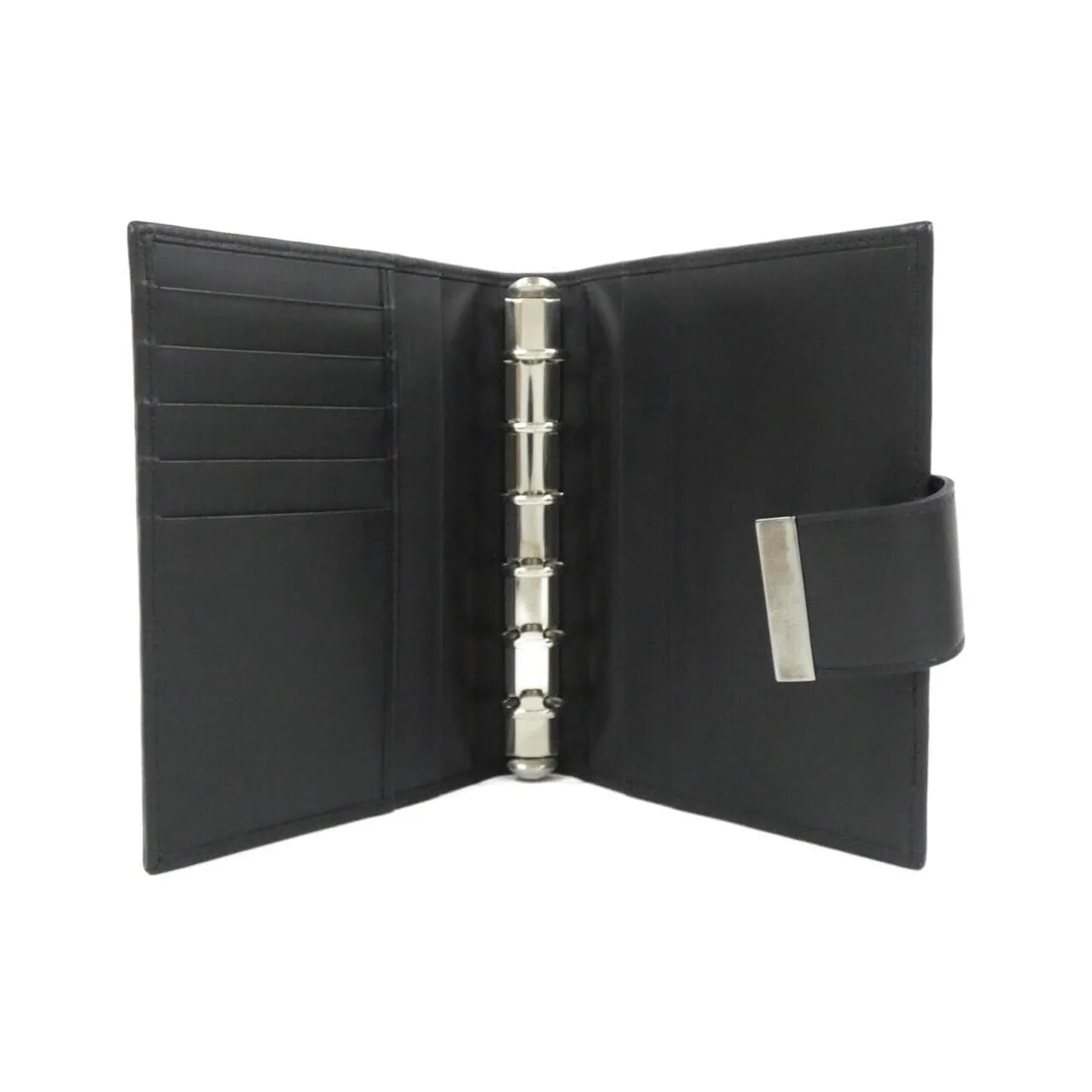 GUCCI 74259 Wallet Denim 黑色 牛仔布 中古品A - 縮圖 4