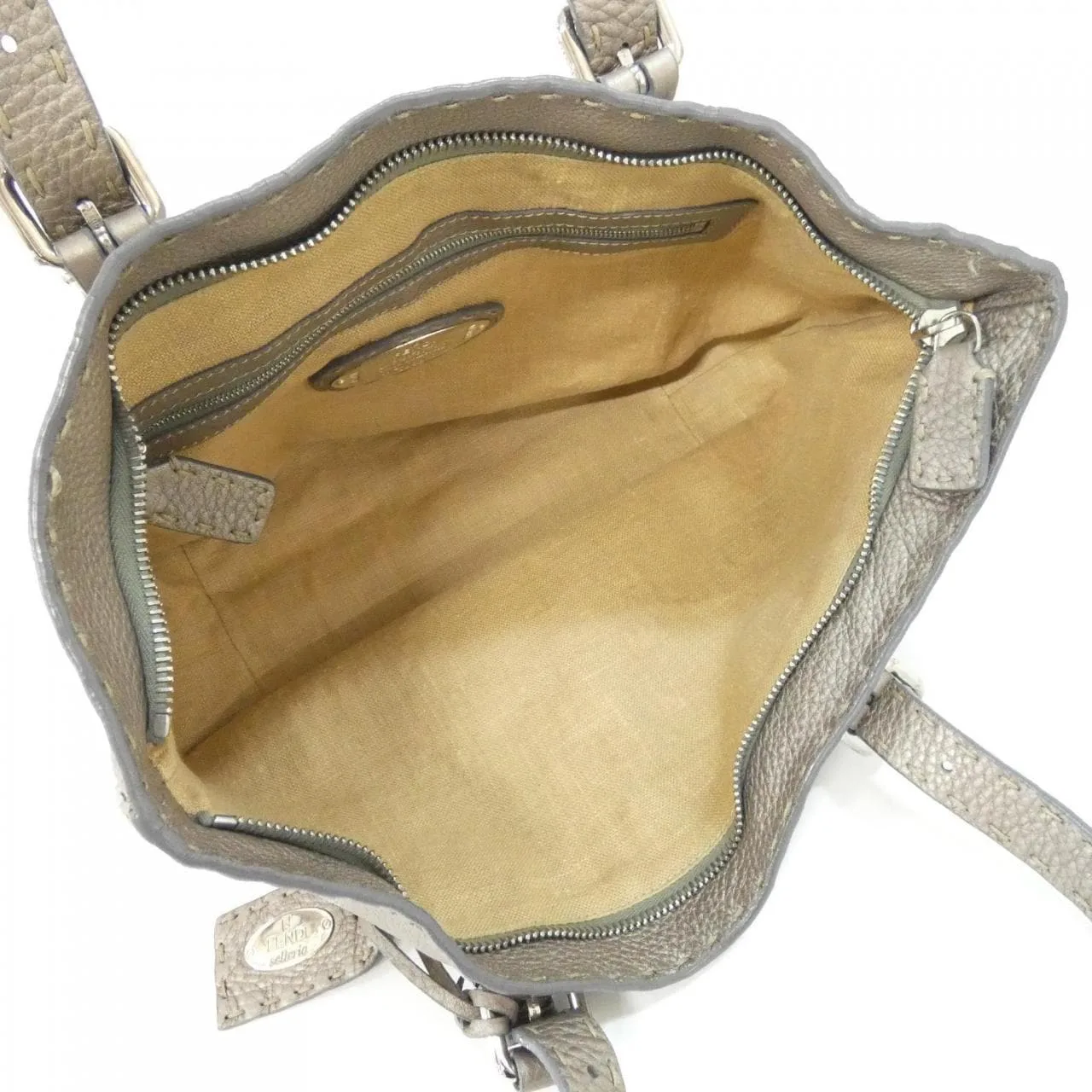 FENDI Sunshine Shopper 8BH135 NDU Handbag Leather