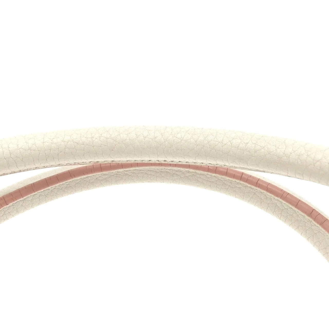 LOEWE 手提包 皮革 白色 皮革 中古品B - 縮圖 7