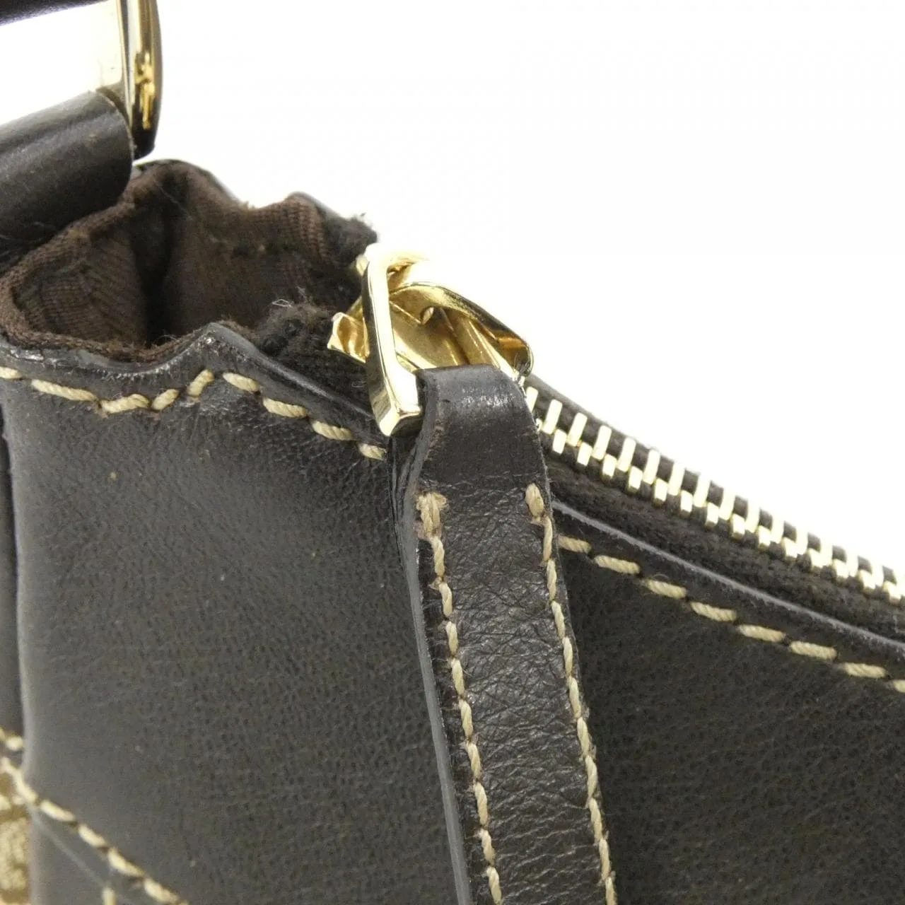 GUCCI 189833 Shoulder Canvas 米色 帆布 中古品A - 縮圖 6