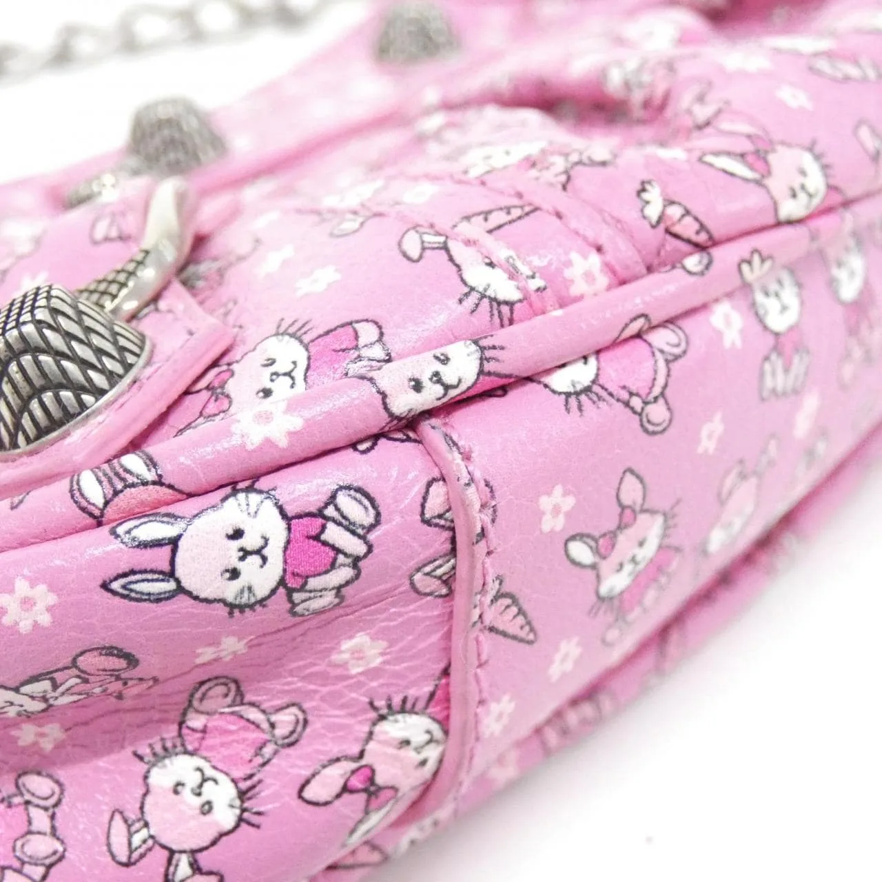 BALENCIAGA Le Cagole 695814 Shoulder Leather 黑色 皮革 中古品A - 縮圖 3