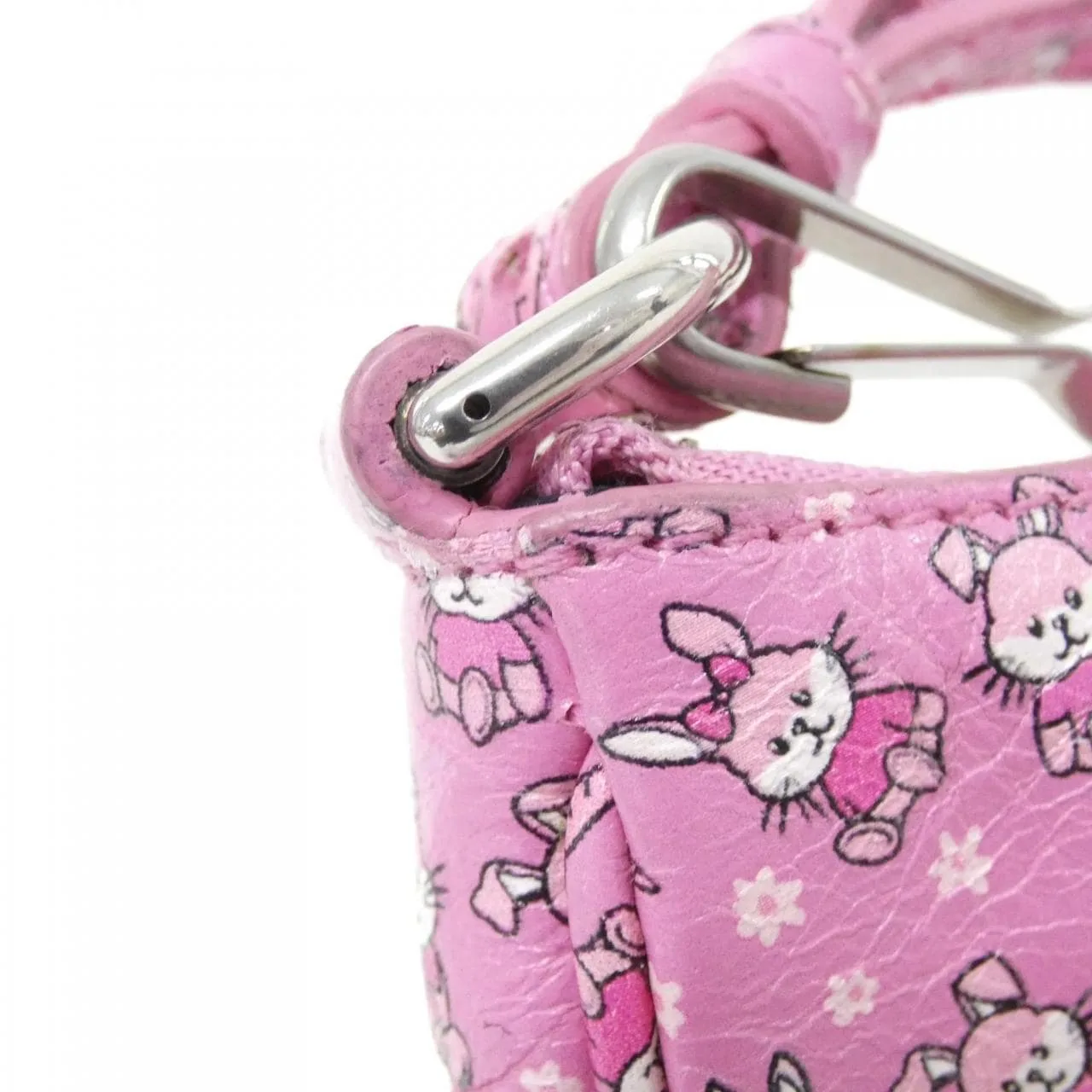 BALENCIAGA Le Cagole 695814 Shoulder Leather 黑色 皮革 中古品A - 縮圖 6