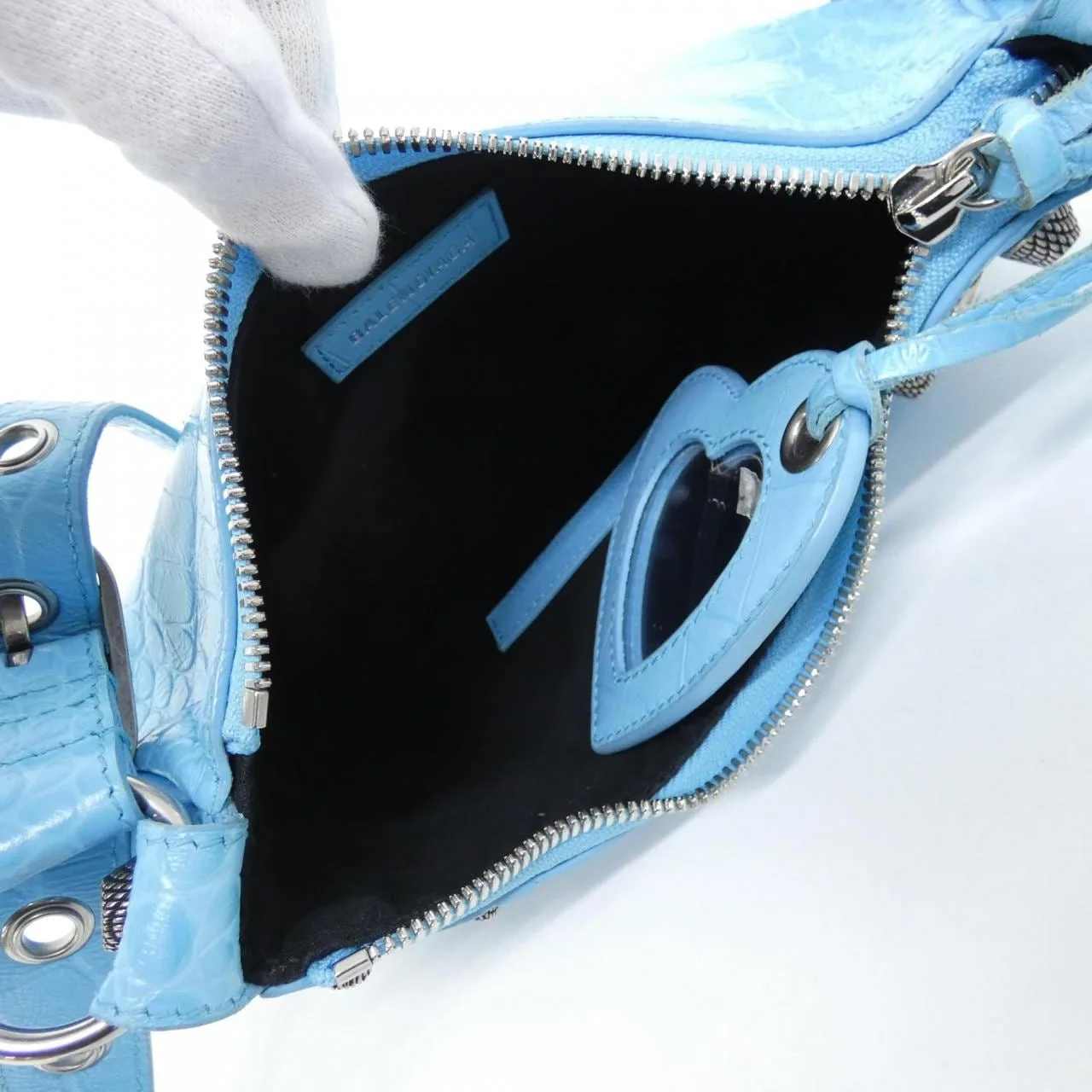 BALENCIAGA Le Cagole 671309 Shoulder 黑色 中古品A - 縮圖 8