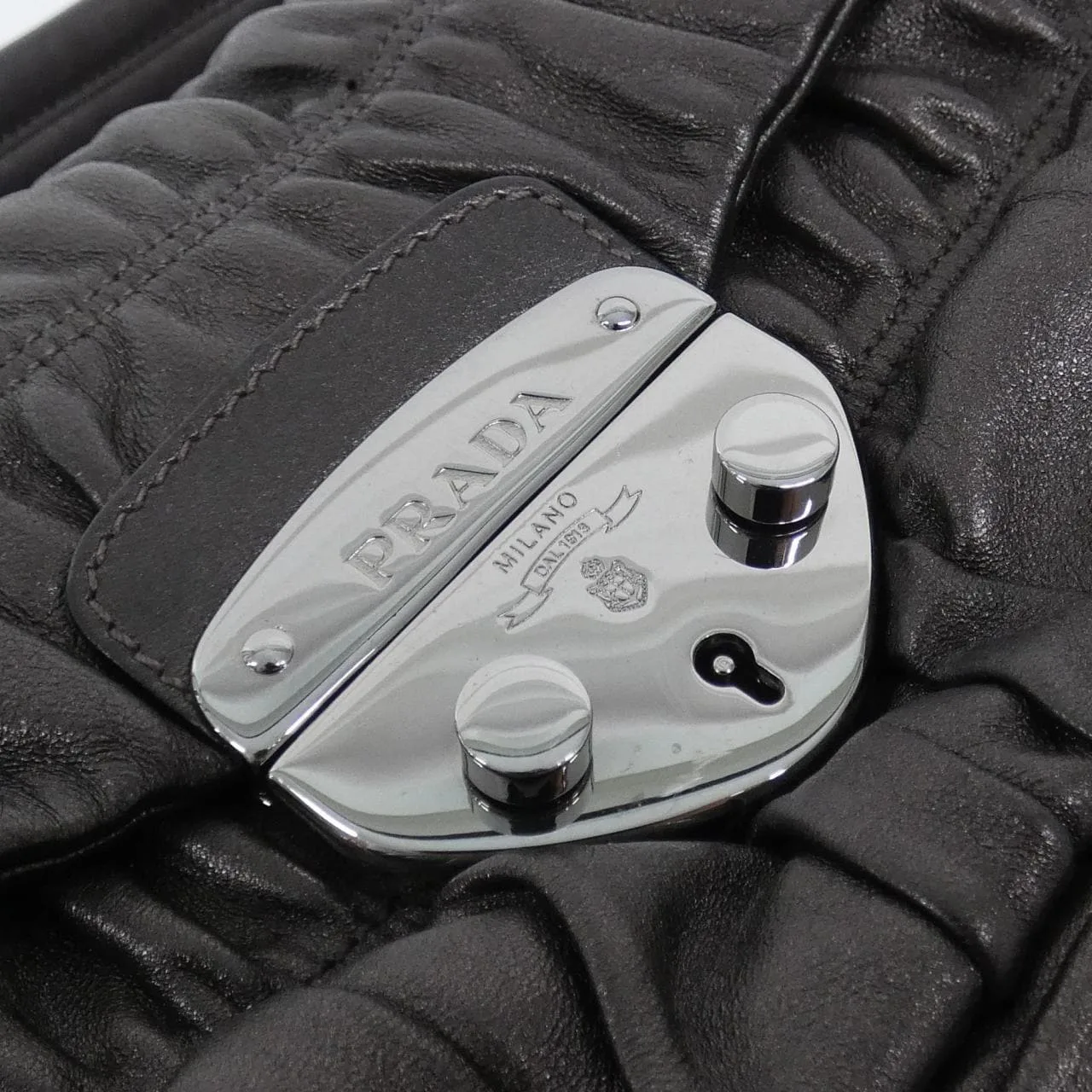 PRADA BR3972 Shoulder Black Rank B - Thumbnail 6