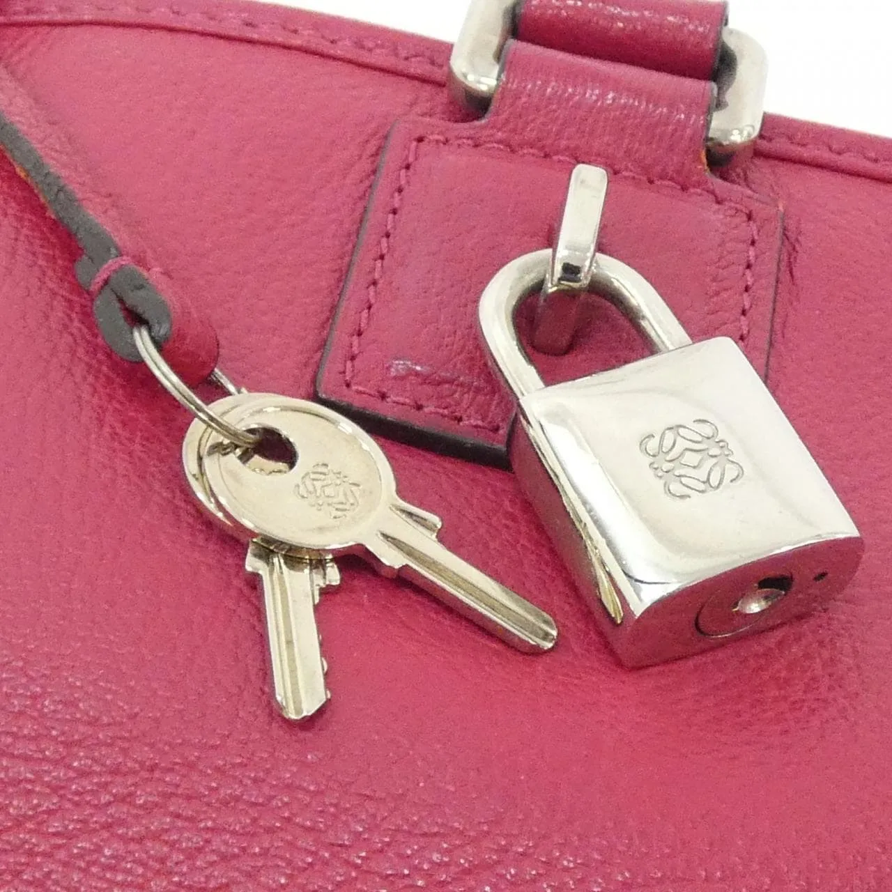 LOEWE Amazona 352 35 A03 Handbag 黑色 中古品B - 縮圖 4