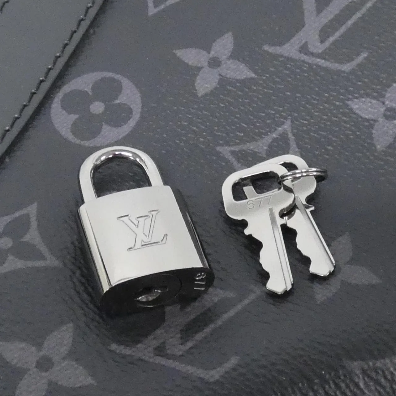 LOUIS VUITTON Keepall M40569 Boston Monogram Black Monogram - Thumbnail 5