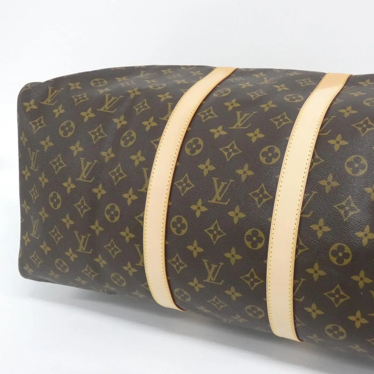 LOUIS VUITTON Keepall M41414 Boston Monogram 黑色 Monogram 中古品A - 縮圖 2