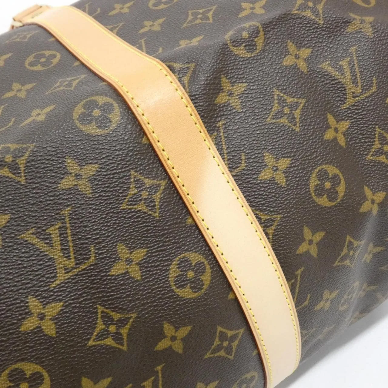 LOUIS VUITTON Keepall M41414 Boston Monogram 黑色 Monogram 中古品A - 縮圖 3