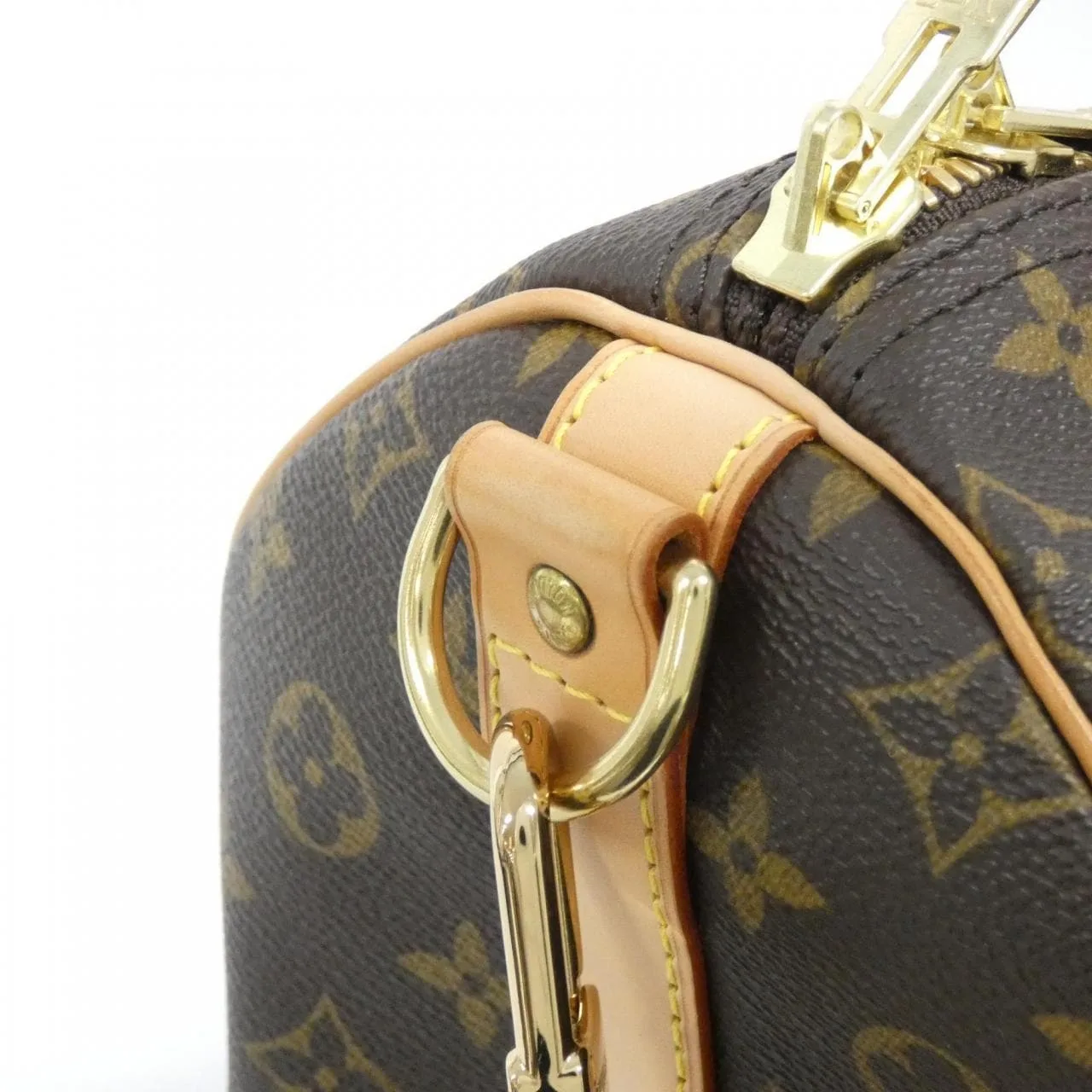 LOUIS VUITTON Keepall M41414 Boston Monogram 黑色 Monogram 中古品A - 縮圖 5