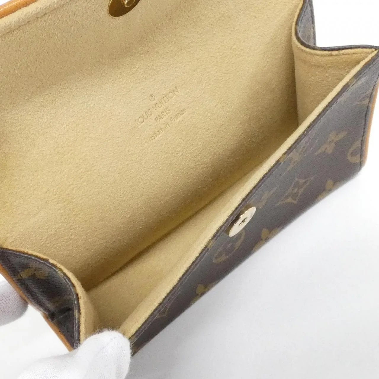 LOUIS VUITTON Pochette M51855+M67303 Belt Monogram 黑色 Monogram 中古品B - 縮圖 7