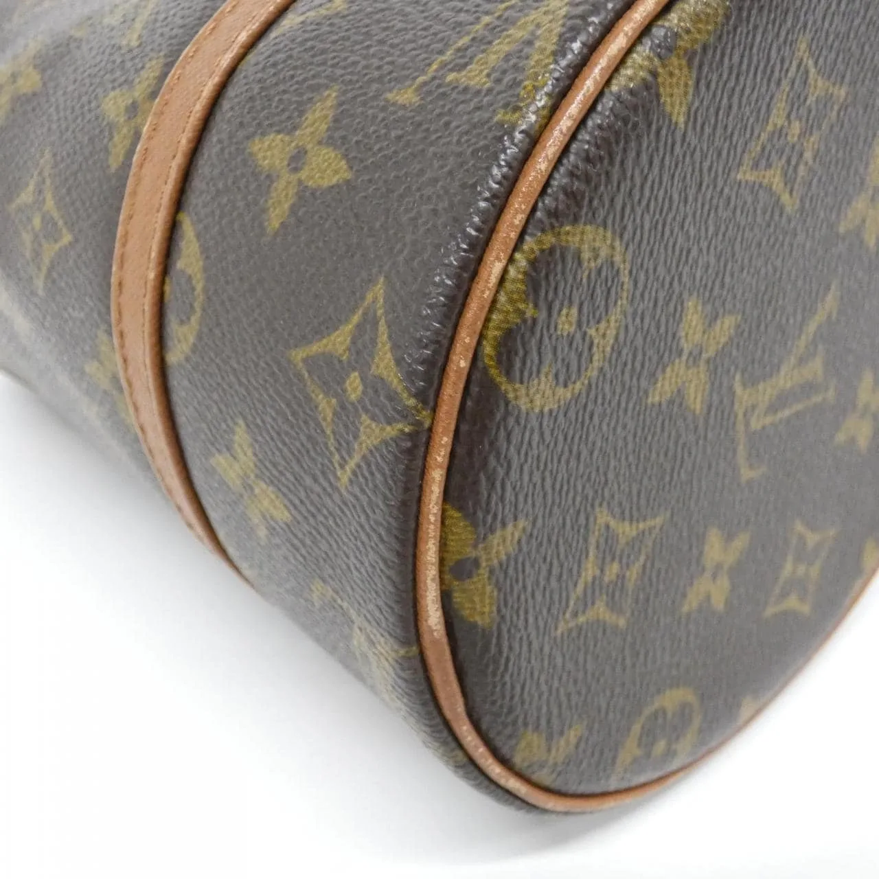 LOUIS VUITTON Papillon M51366 Handbag Monogram 黑色 Monogram 中古品B - 縮圖 2