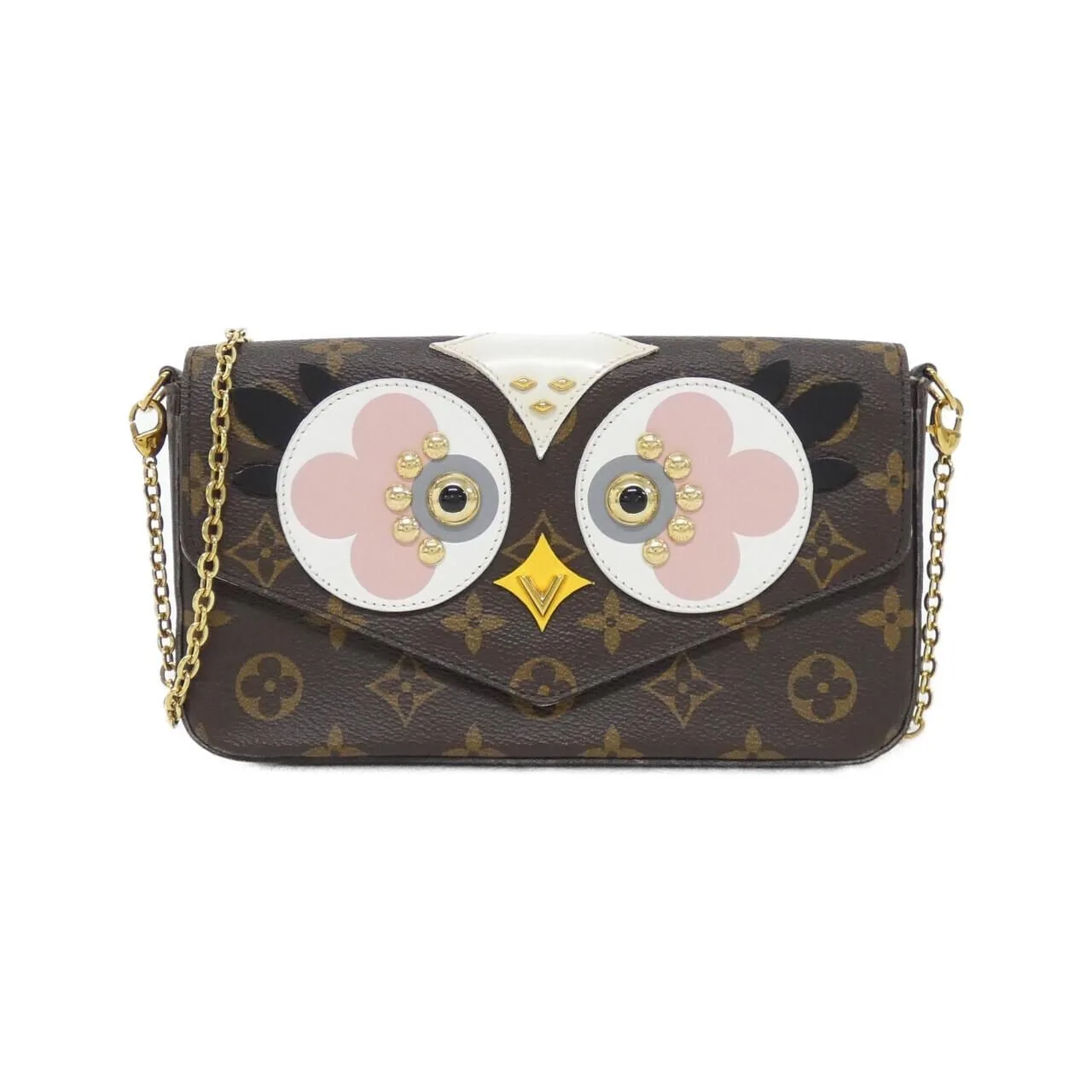 LOUIS VUITTON Pochette M62415 Shoulder Monogram Black