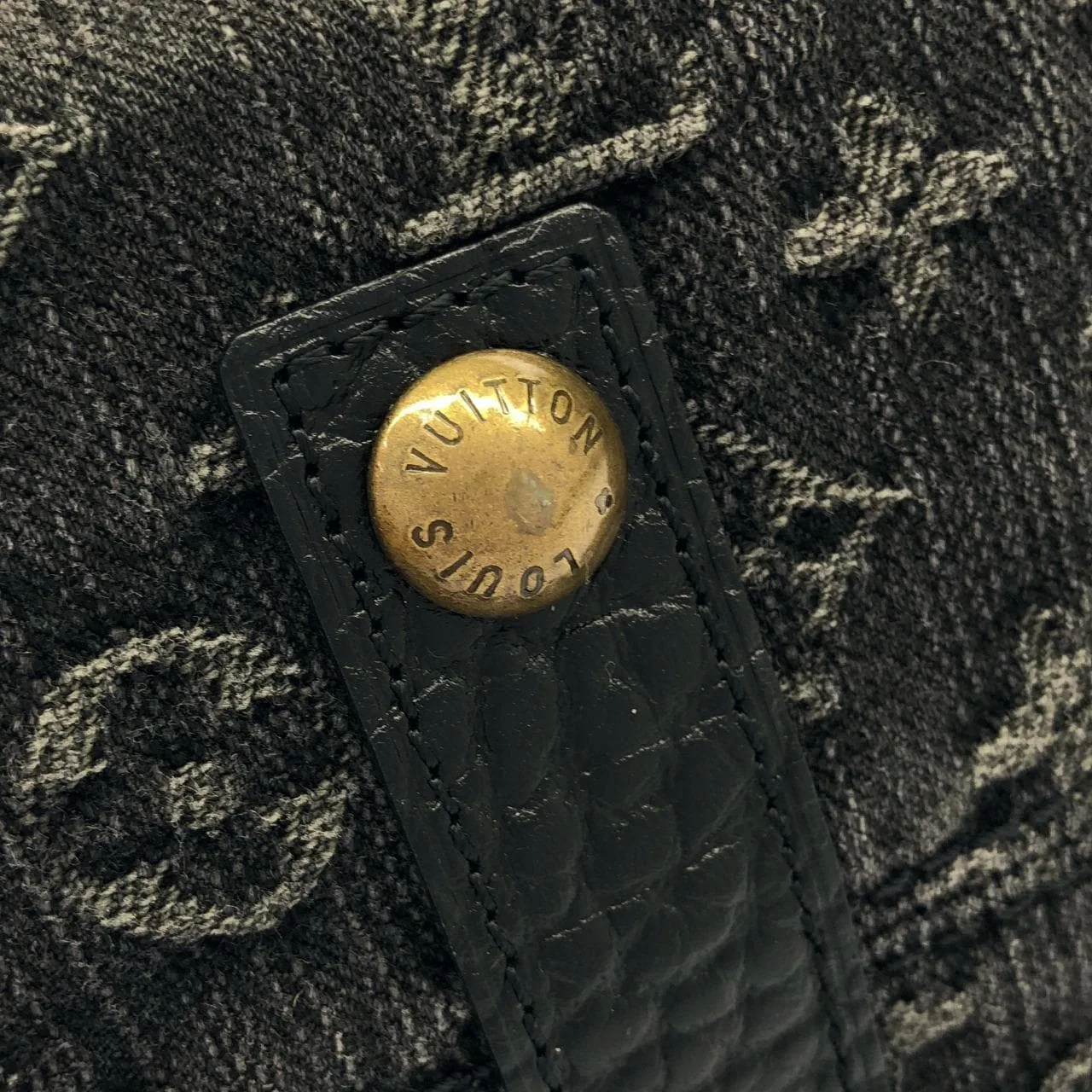 LOUIS VUITTON M95351 Handbag Monogram 黑色 Monogram 中古品A - 縮圖 5